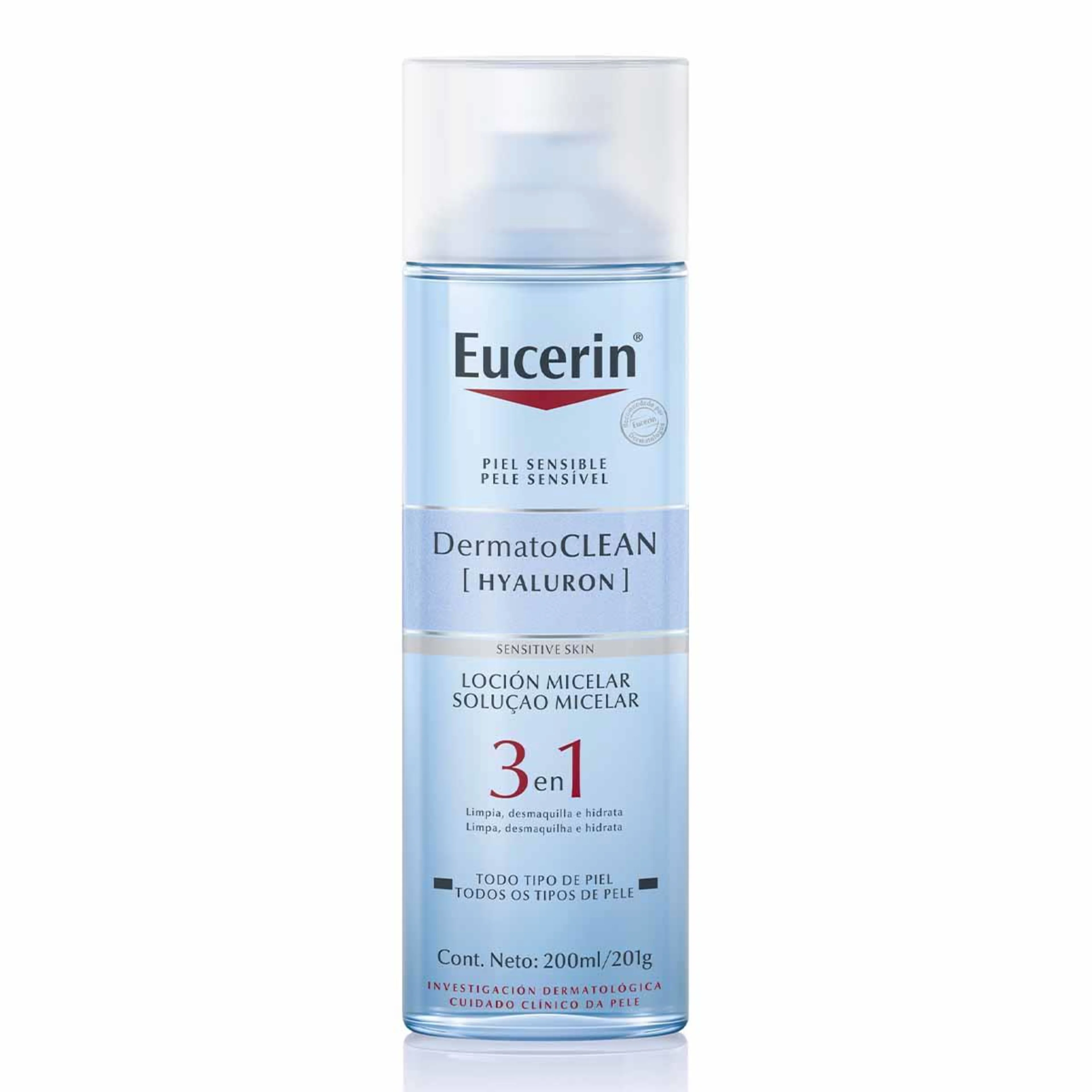 Eucerin Dermatoclean Loción Micelar 3 En 1 Con 200 Ml