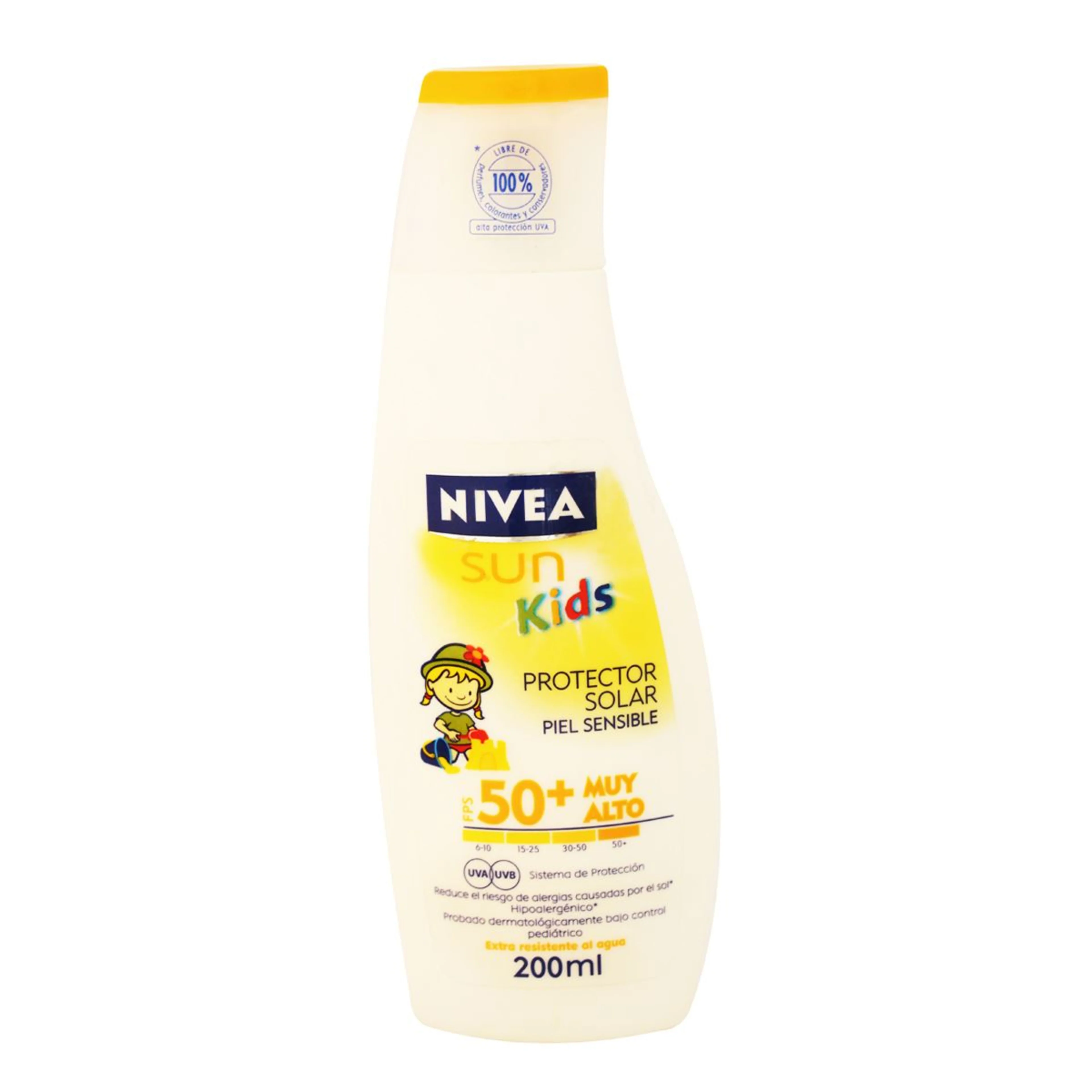 Nivea Sun Kids Protector Solar Piel Sensible 200 Ml