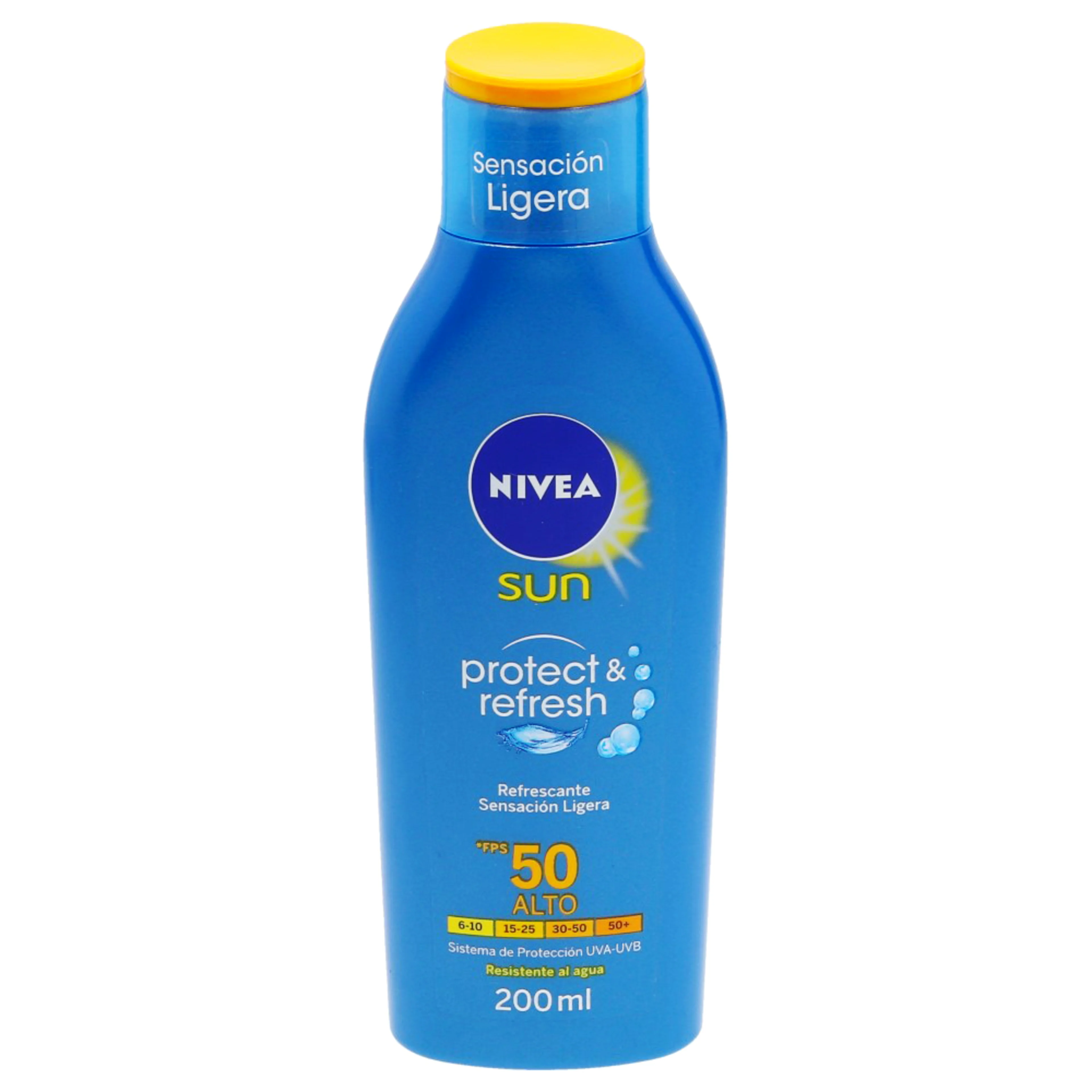Nivea Sun Protector Solar Sensación Ligera Fps50 200 Ml