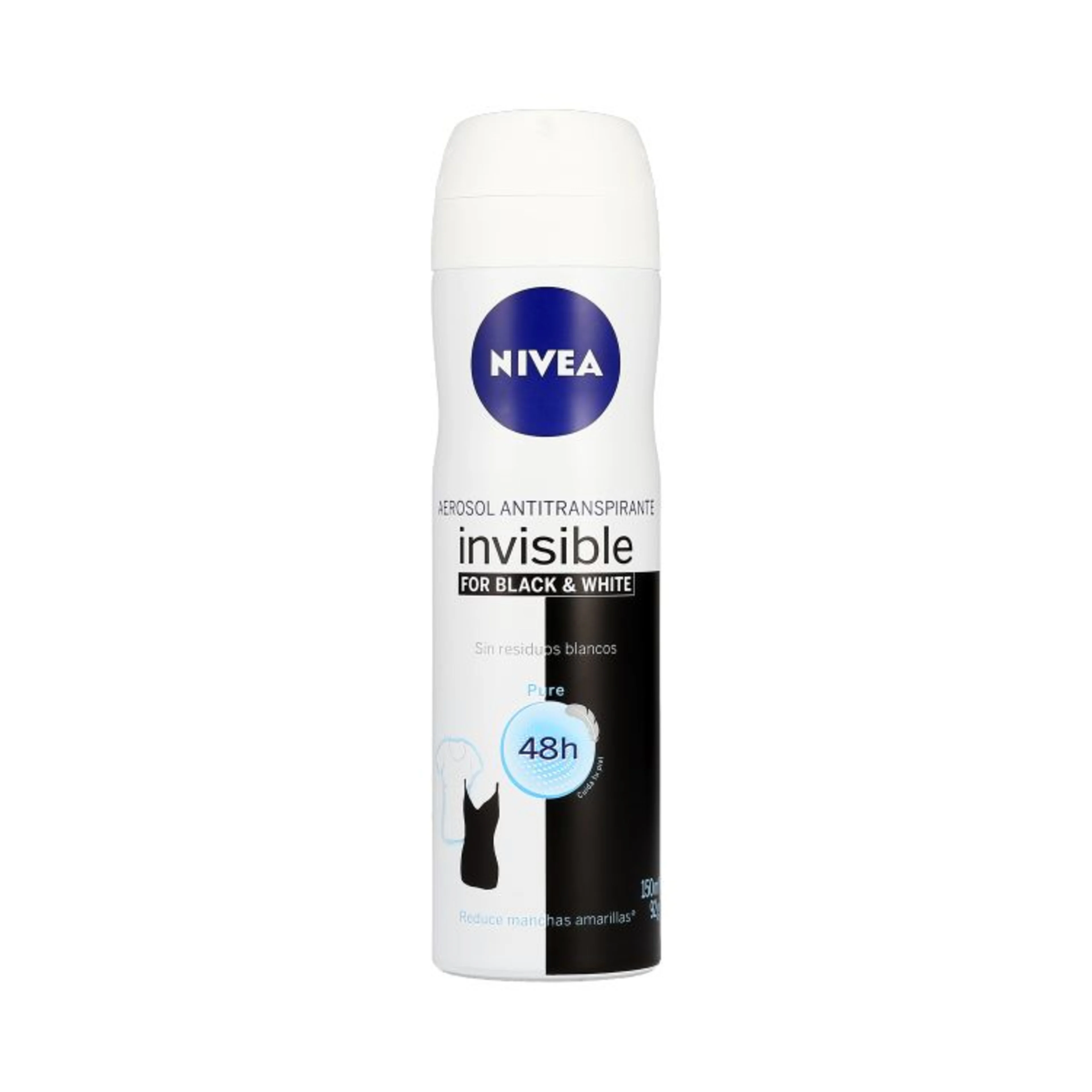 Nivea Invisible Back&White Pure Aerosol 150 Ml