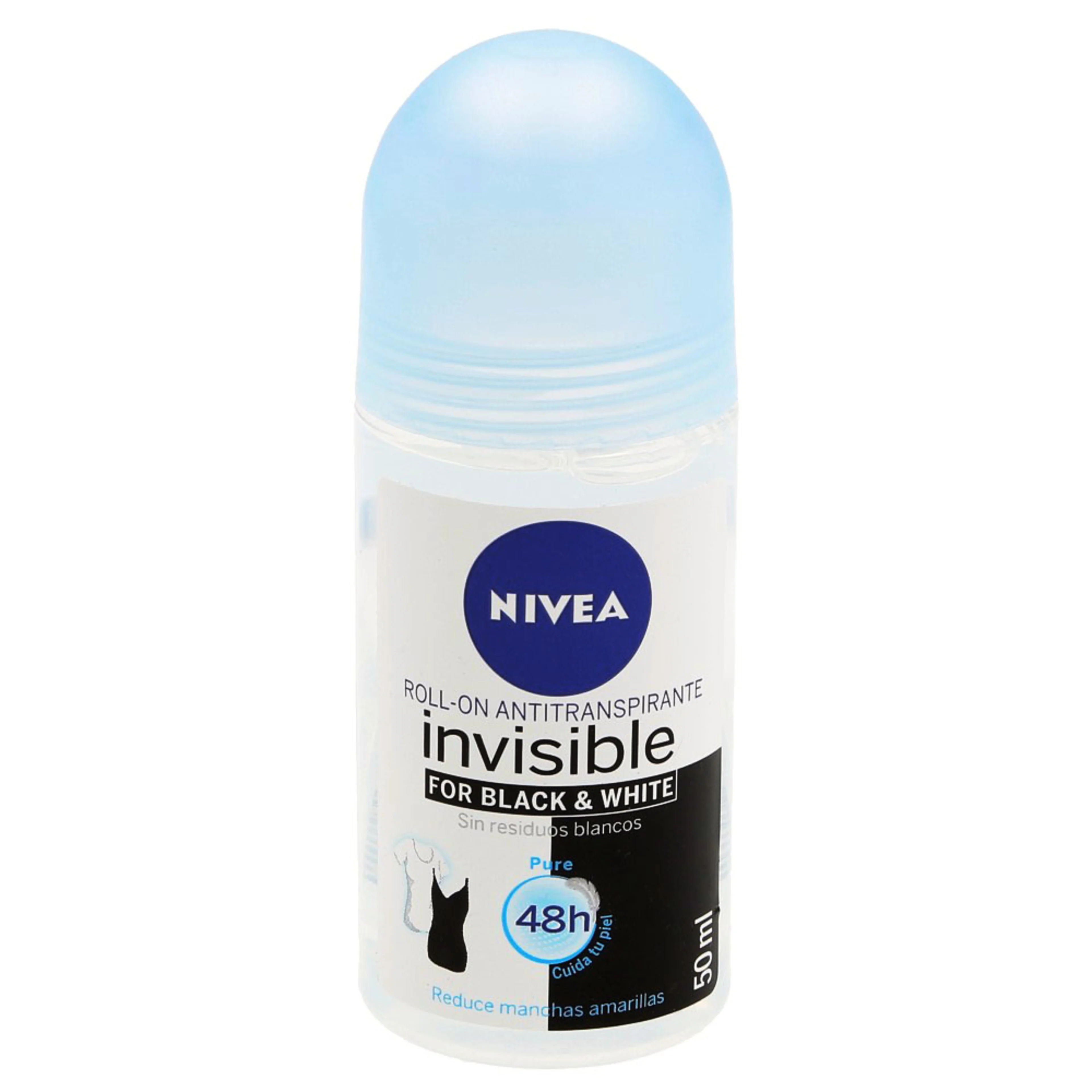 Nivea Invisible Black&White Pure Roll On 50 Ml