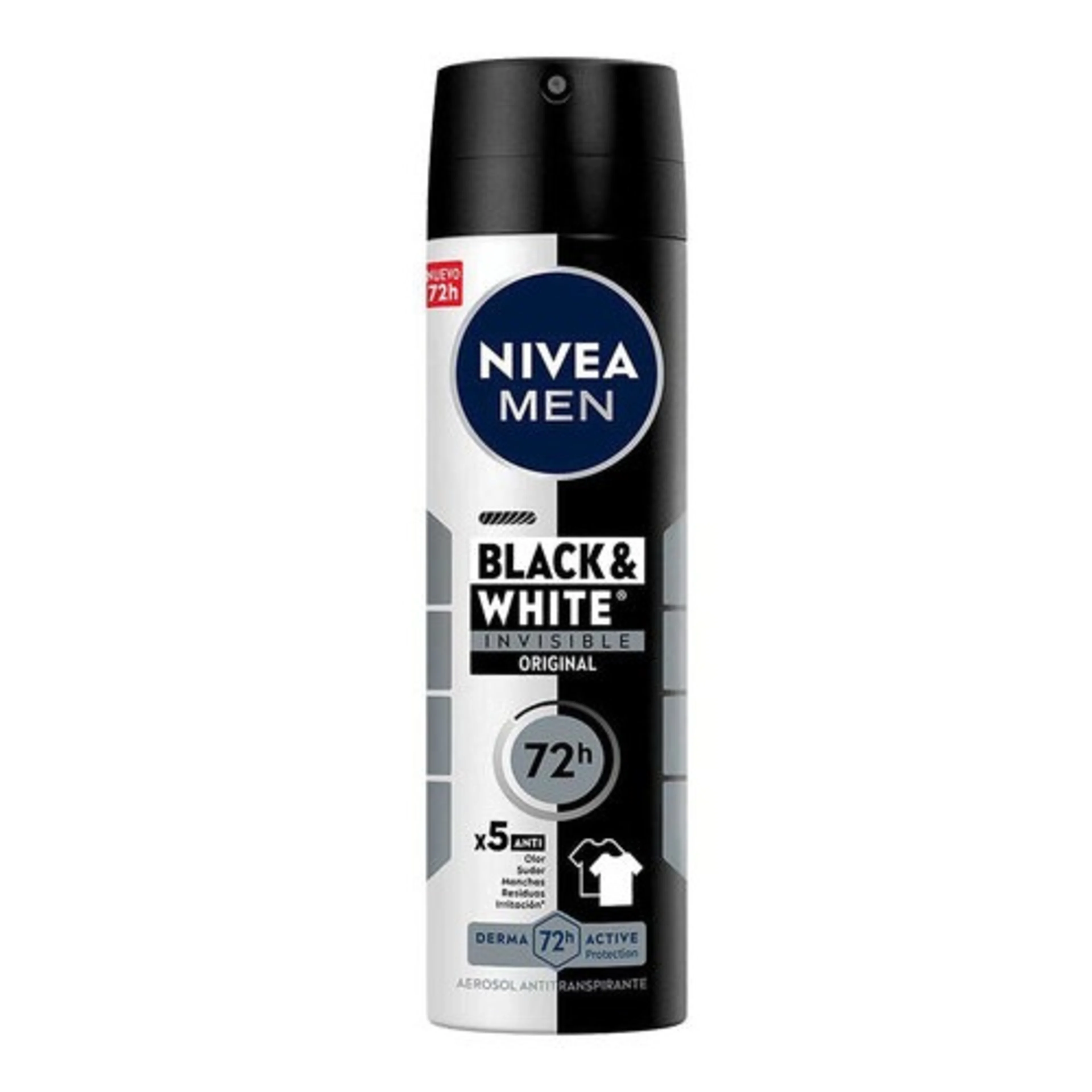 Nivea Men Invisible Black&White Original Aerosol 150 Ml