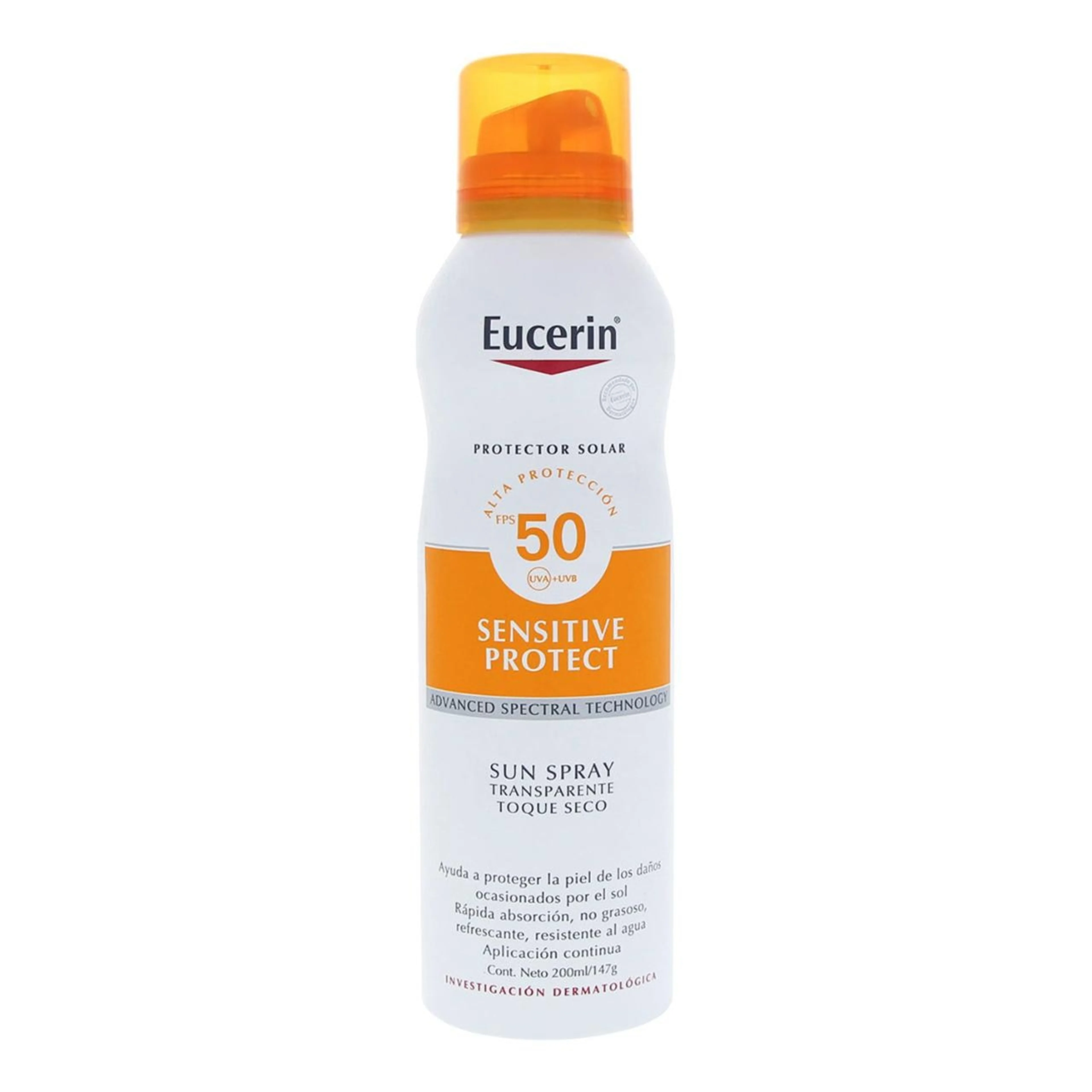 Eucerin Sensitive Protect Sun Spray Fps50+ Toque Seco 200 Ml