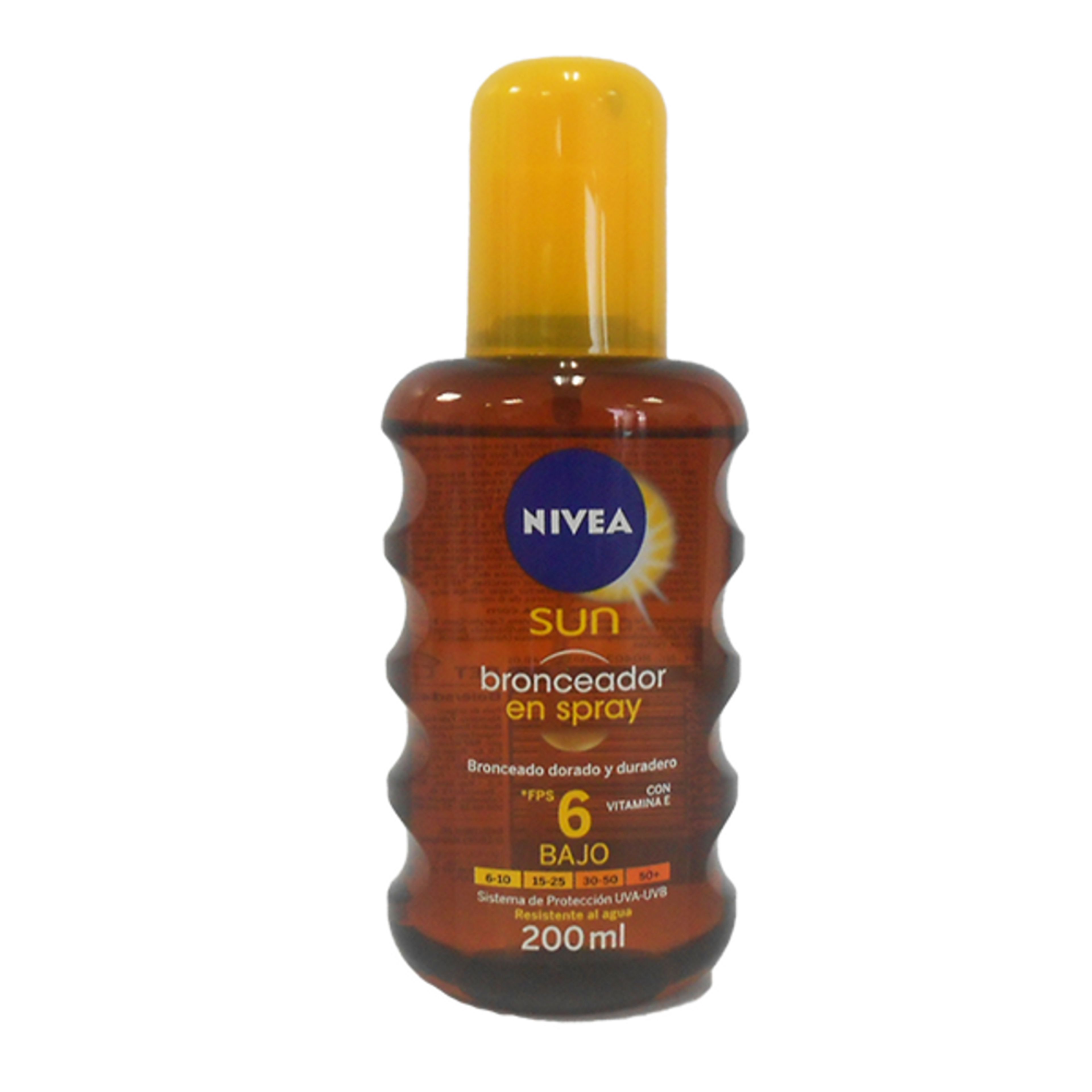 Nivea Sun Bronceador Fps6 Spray 200 Ml