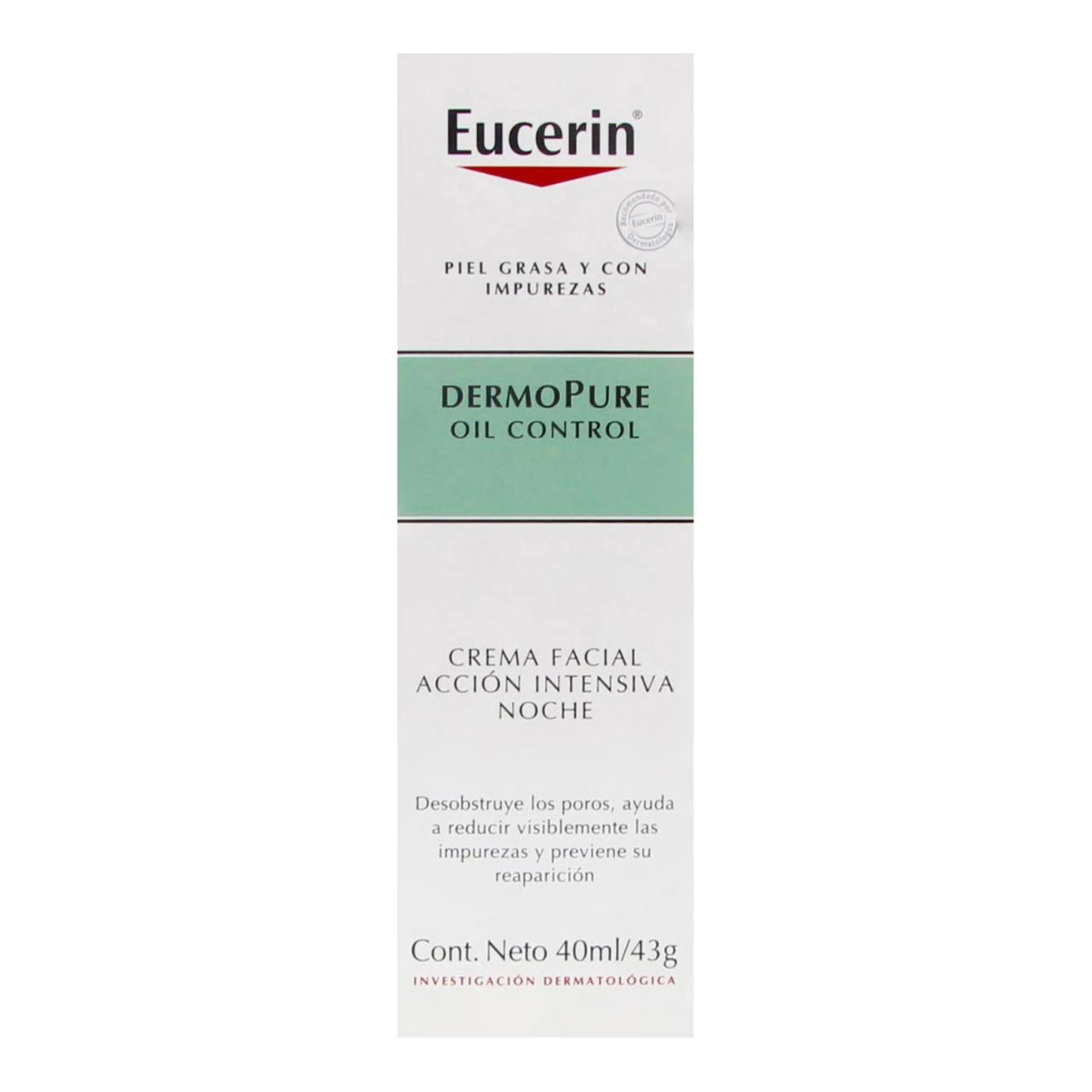 Eucerine Dermopure Crema Facial De Noche 40 Ml