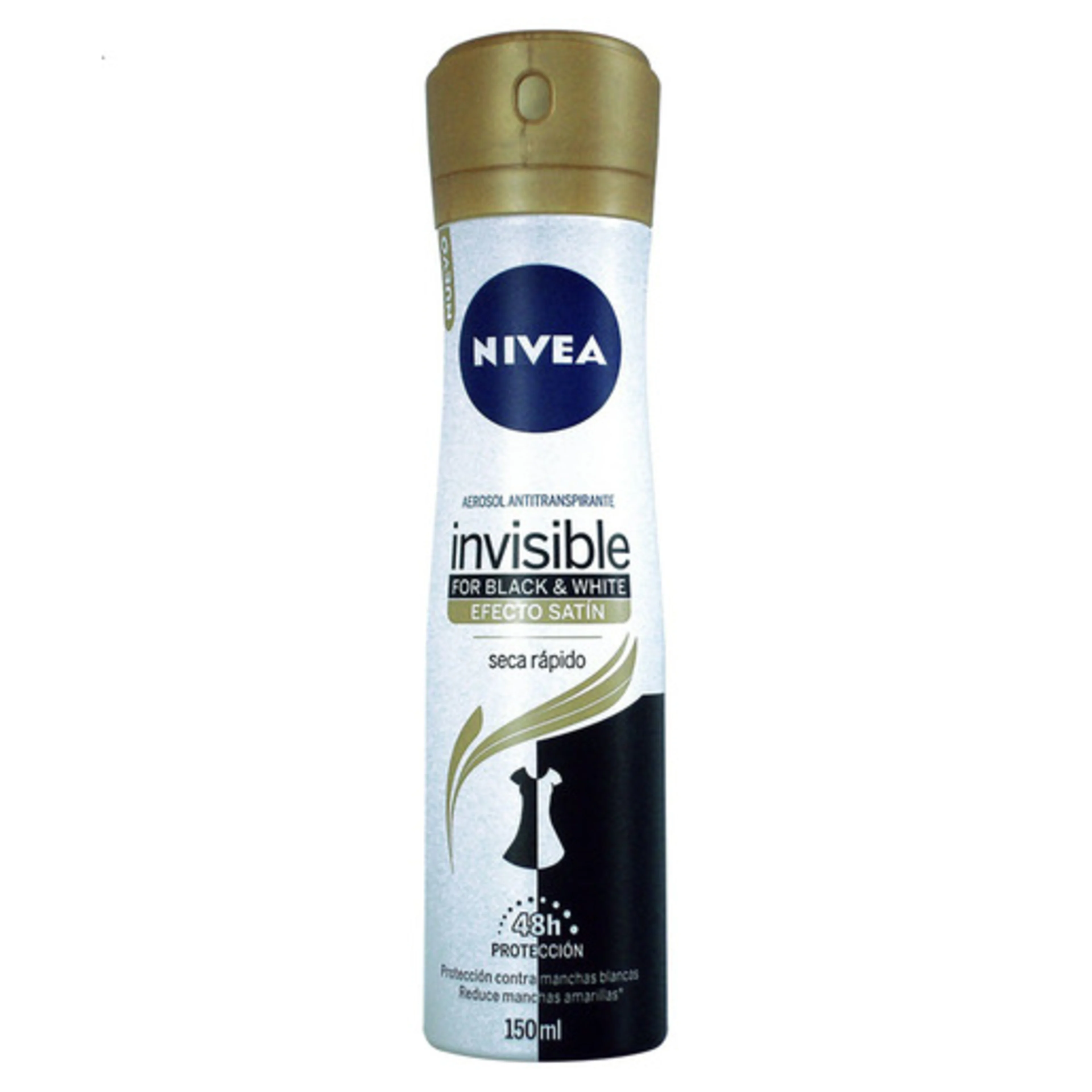 Nivea Antitranspirante Invisible Efecto Satín En Aerosol 150 Ml