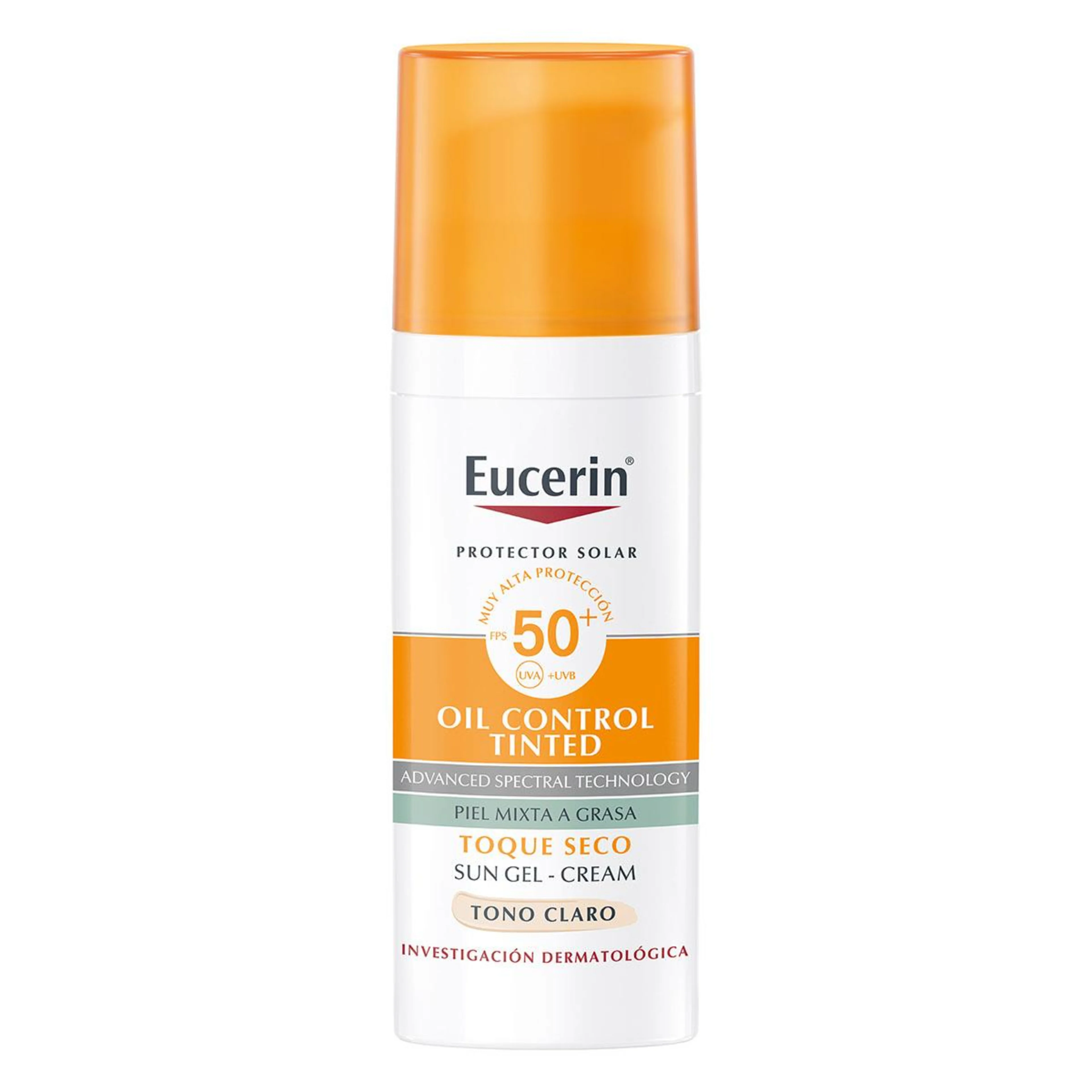 Eucerin Sun Face Oil Control Tono Claro 50+ 50 Ml