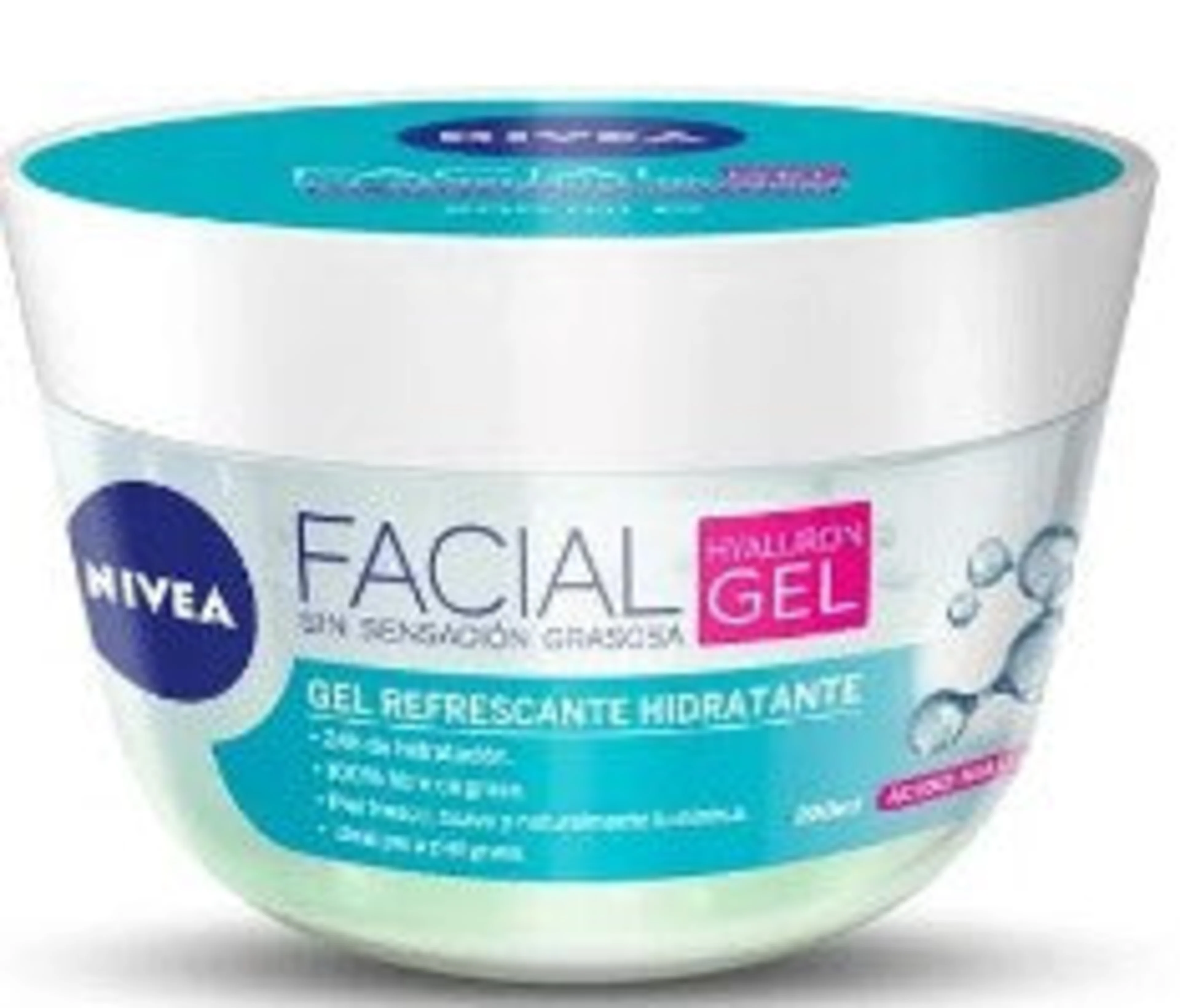 Nivea Facial Gel Hidratante Ácido Hialurónico Con 200Ml