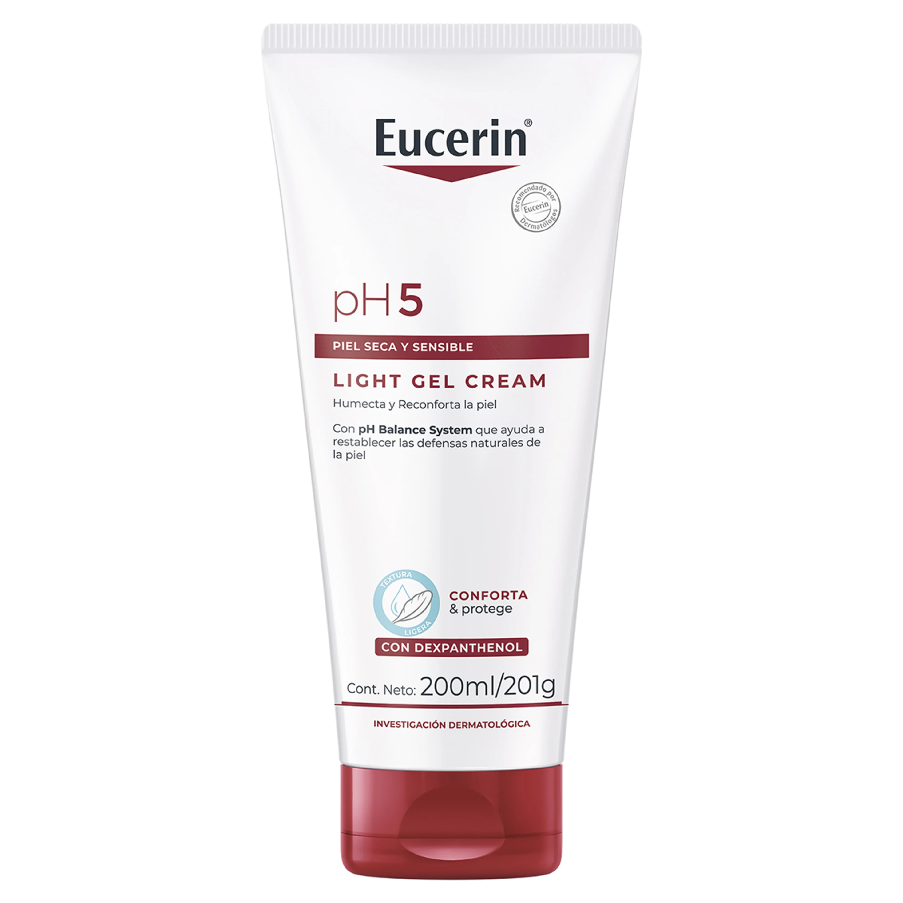 Eucerin Ph5 Light Gel Cream Para Piel Seca Y Sensible Con 200 Ml
