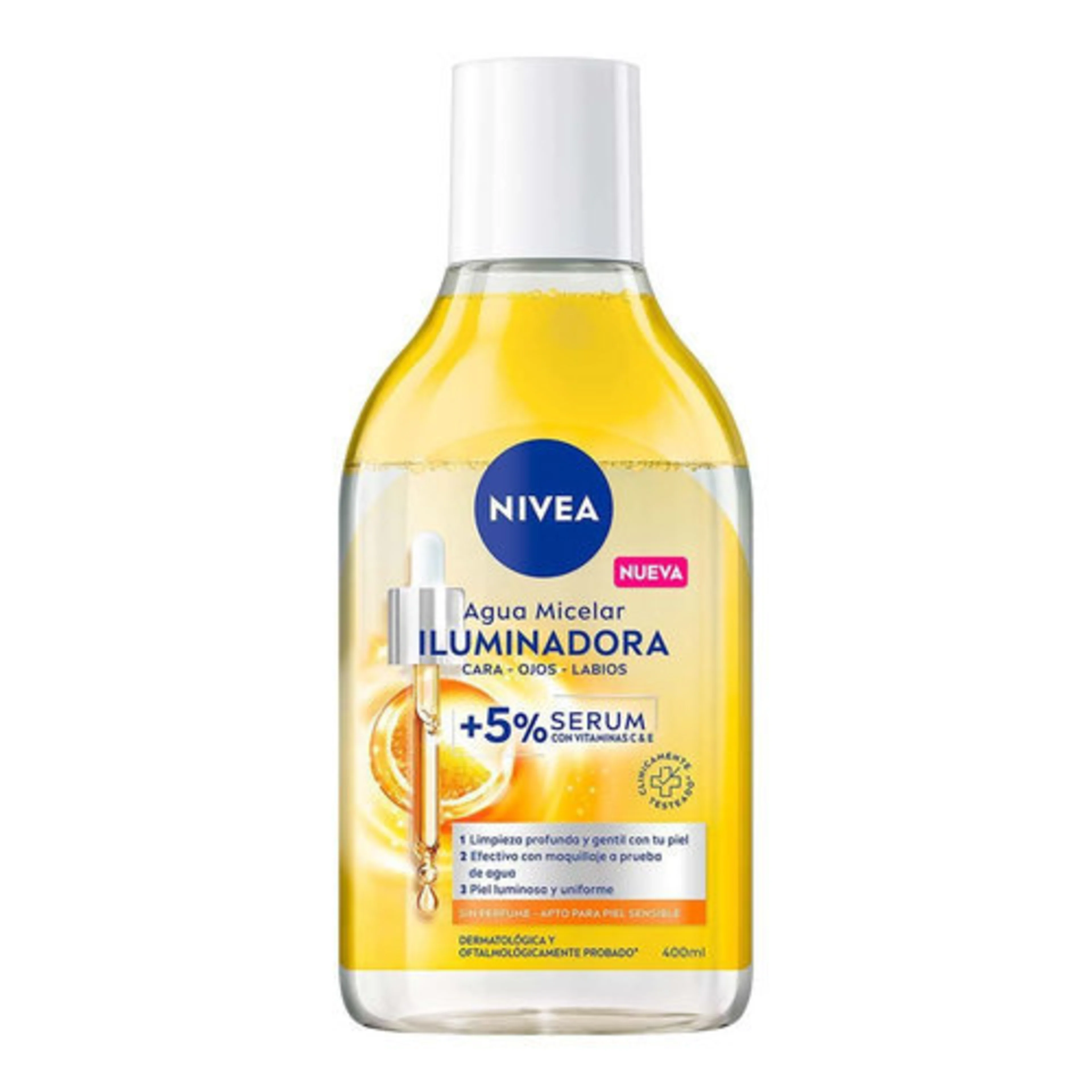Nivea Agua Micelar Iluminadora Con 400Ml