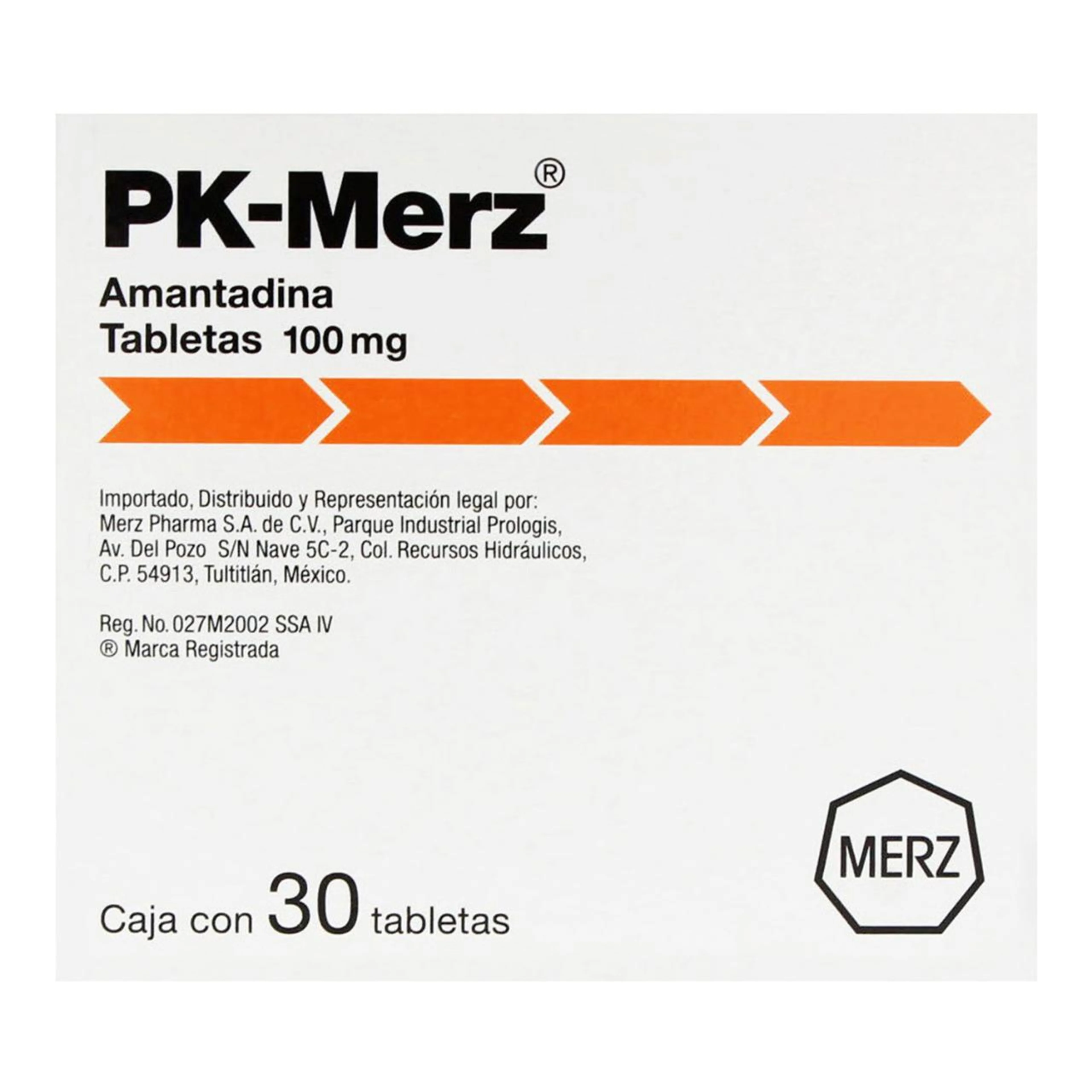 Pk-Merz 100 Mg Con 30 Tabletas
