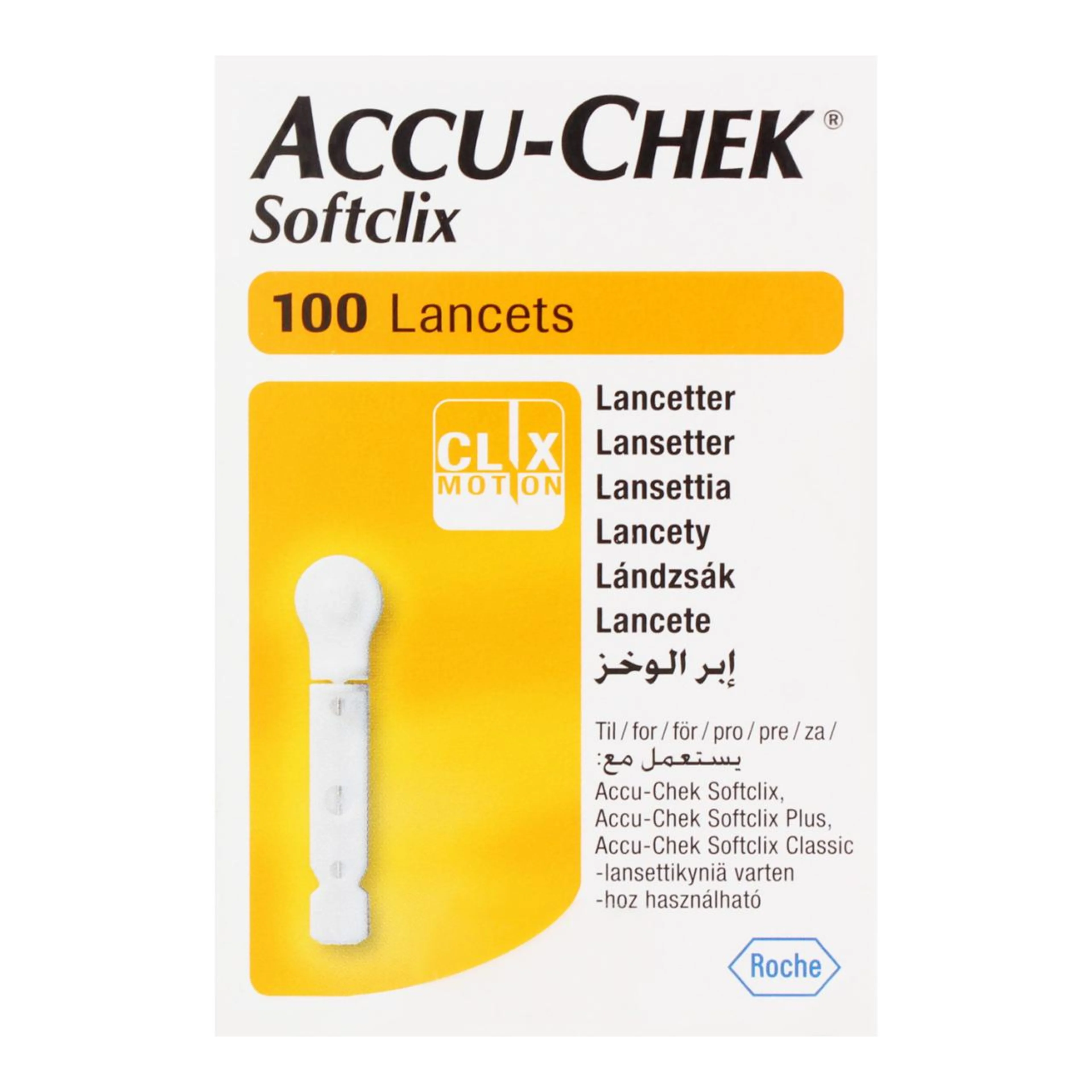Lancetas Accu-Chek Softclix con 100 piezas