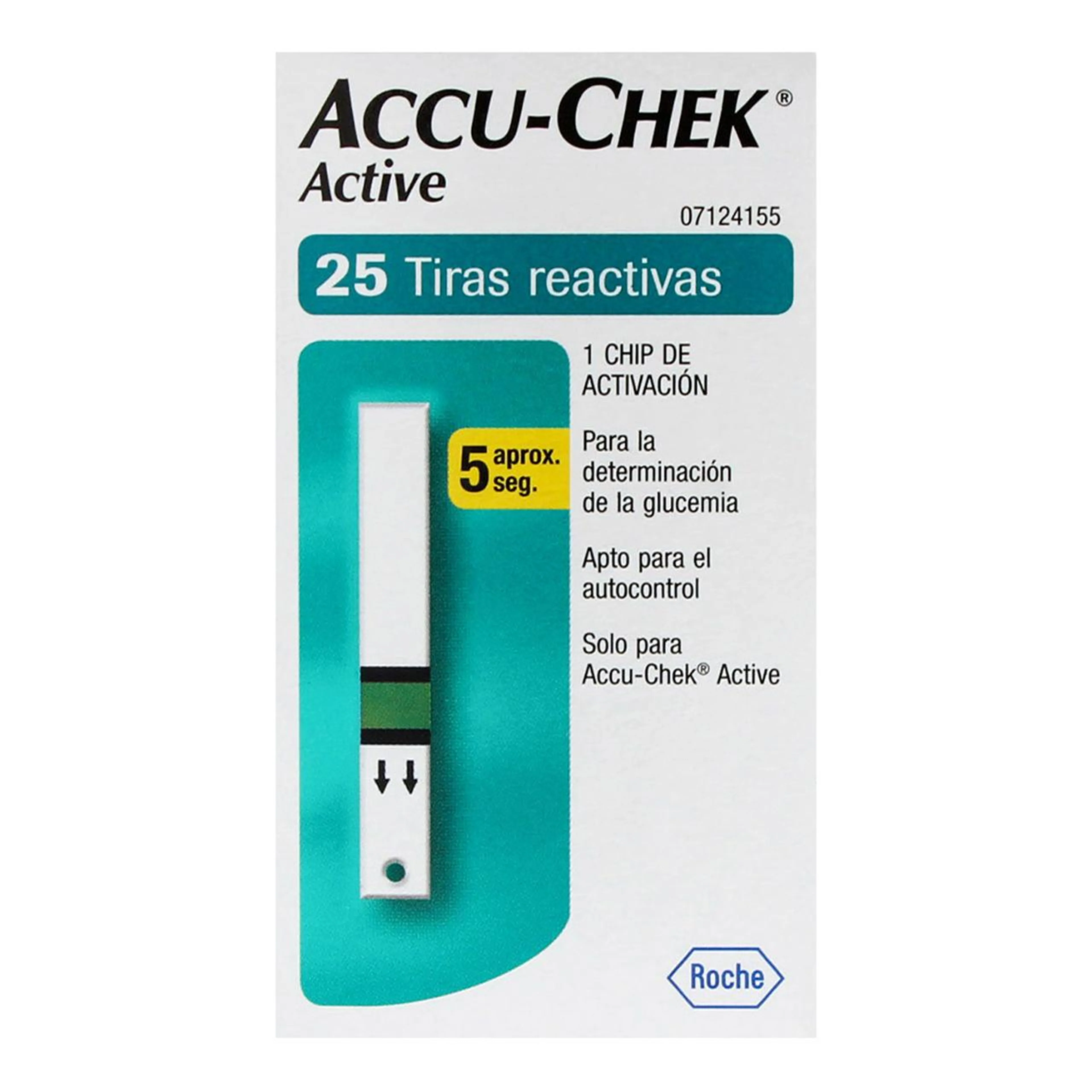Accu-Chek Active Tiras reactivas Con 25 piezas