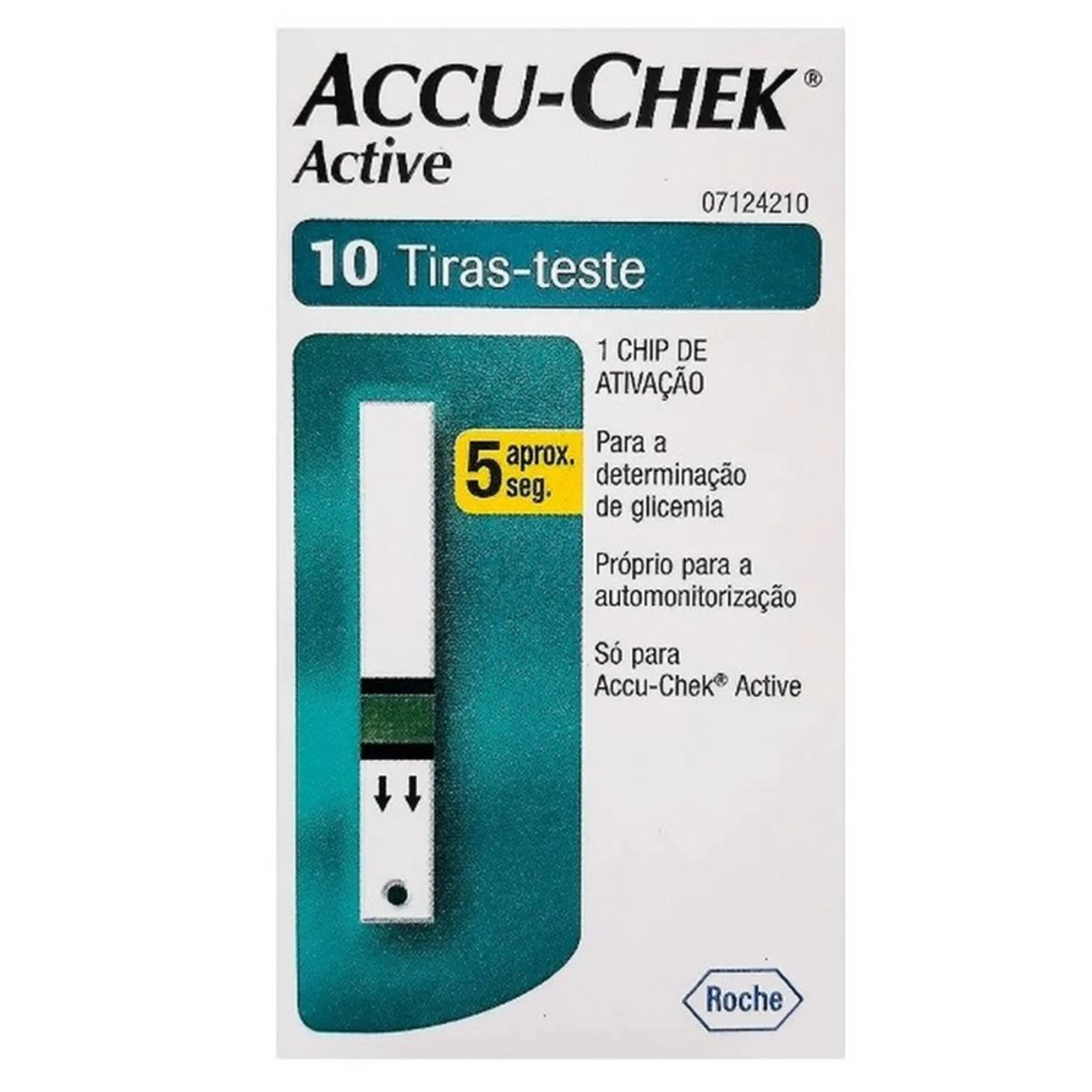 Accu chek active glucose 10 tiras