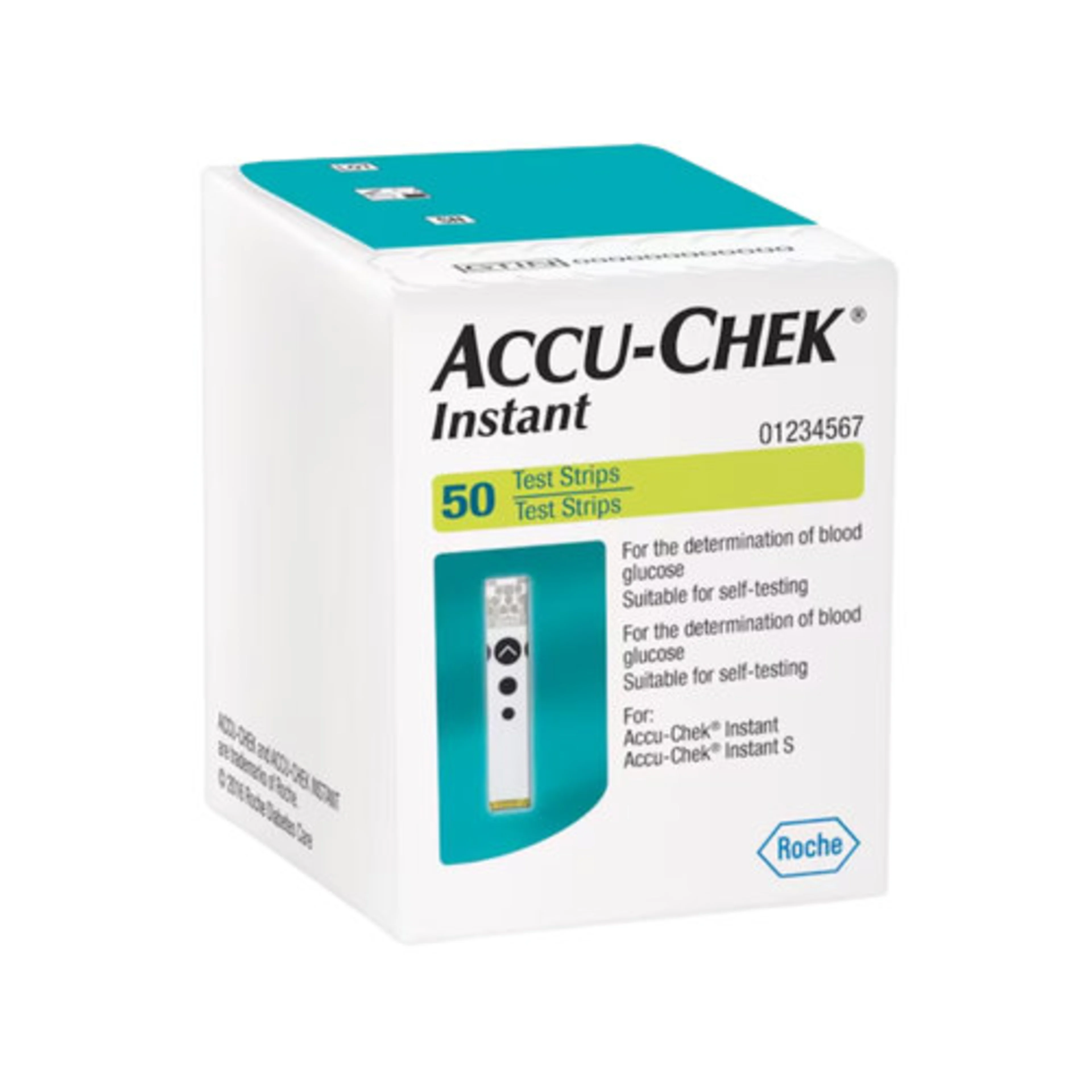 Tiras reactivas Accu-Chek Instant con 50 piezas