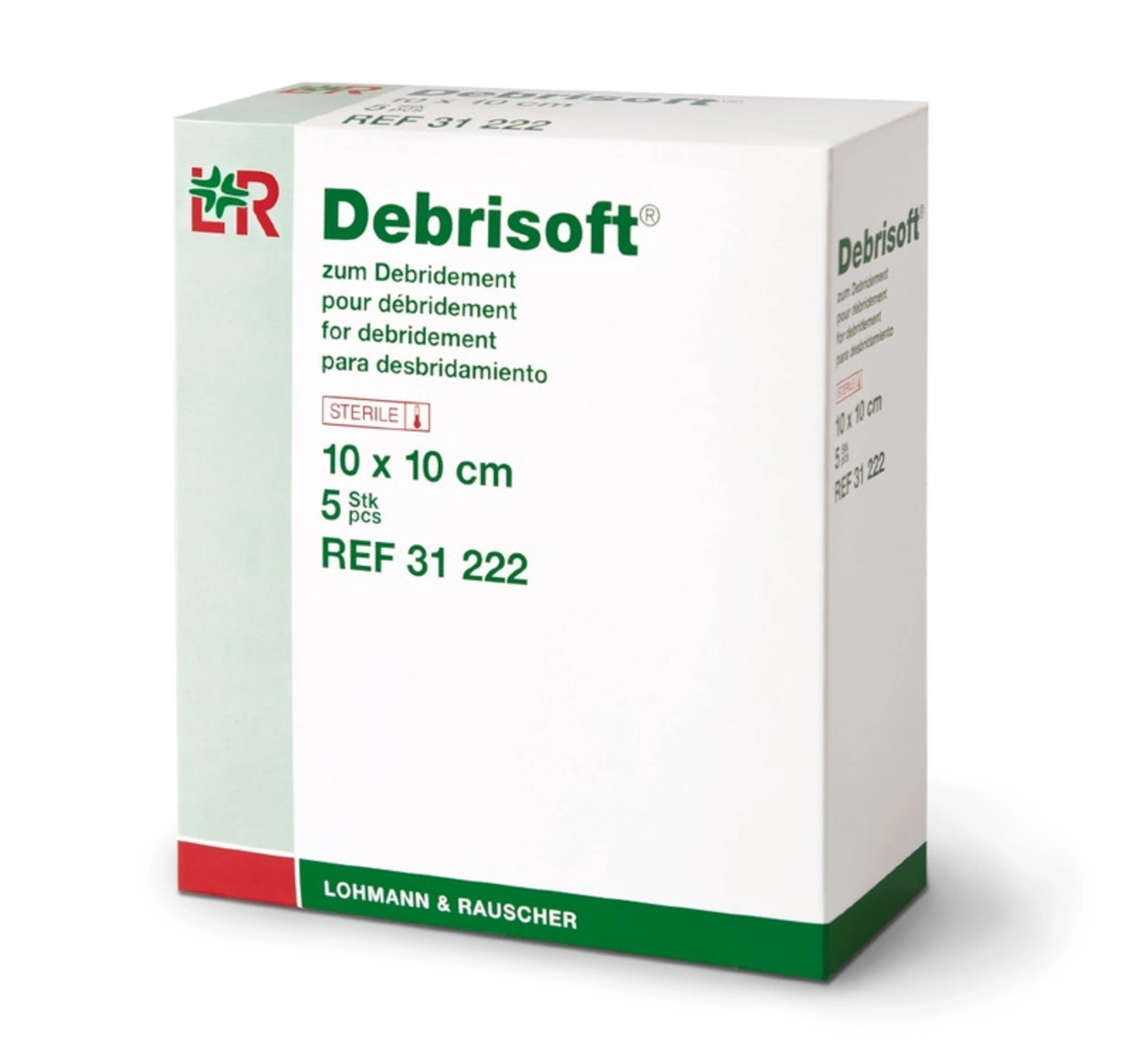 Debrisoft Apósito De Desbridamiento De 10×10Cm Con 5 Piezas