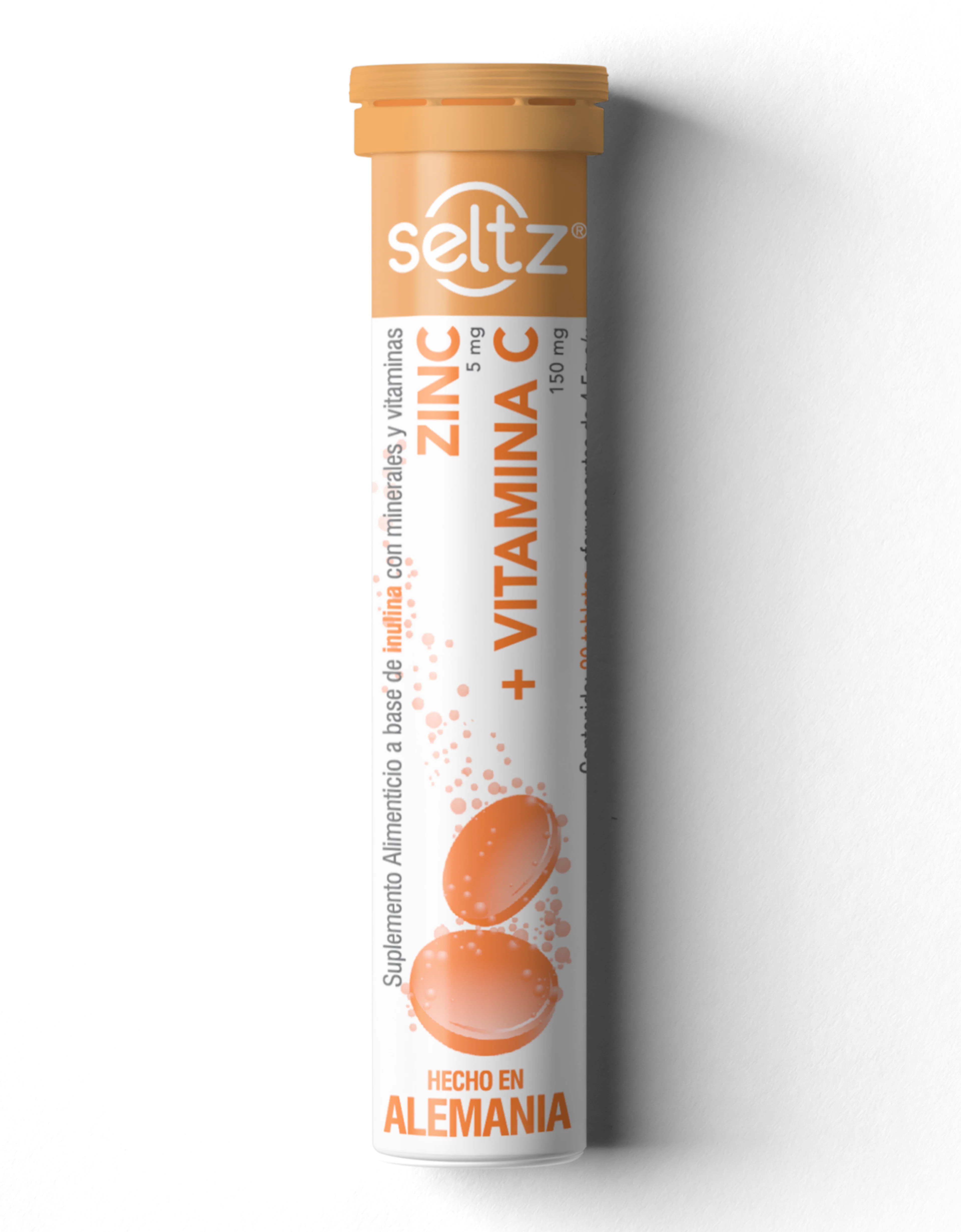 Seltz Vitamina C + Zinc con 20 Tabletas