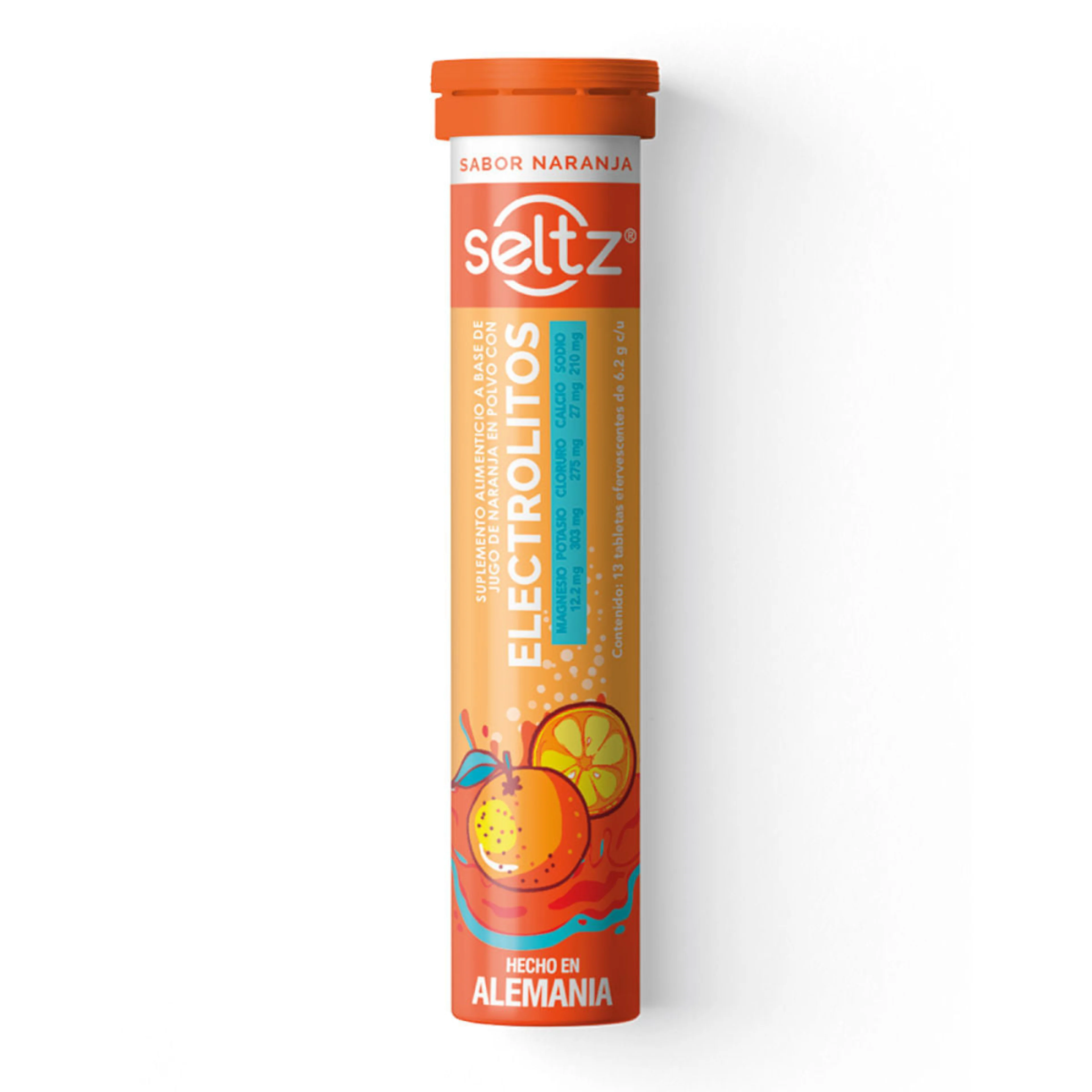 Seltz Sabor Naranja Con 13 Tabletas De 6.2 G