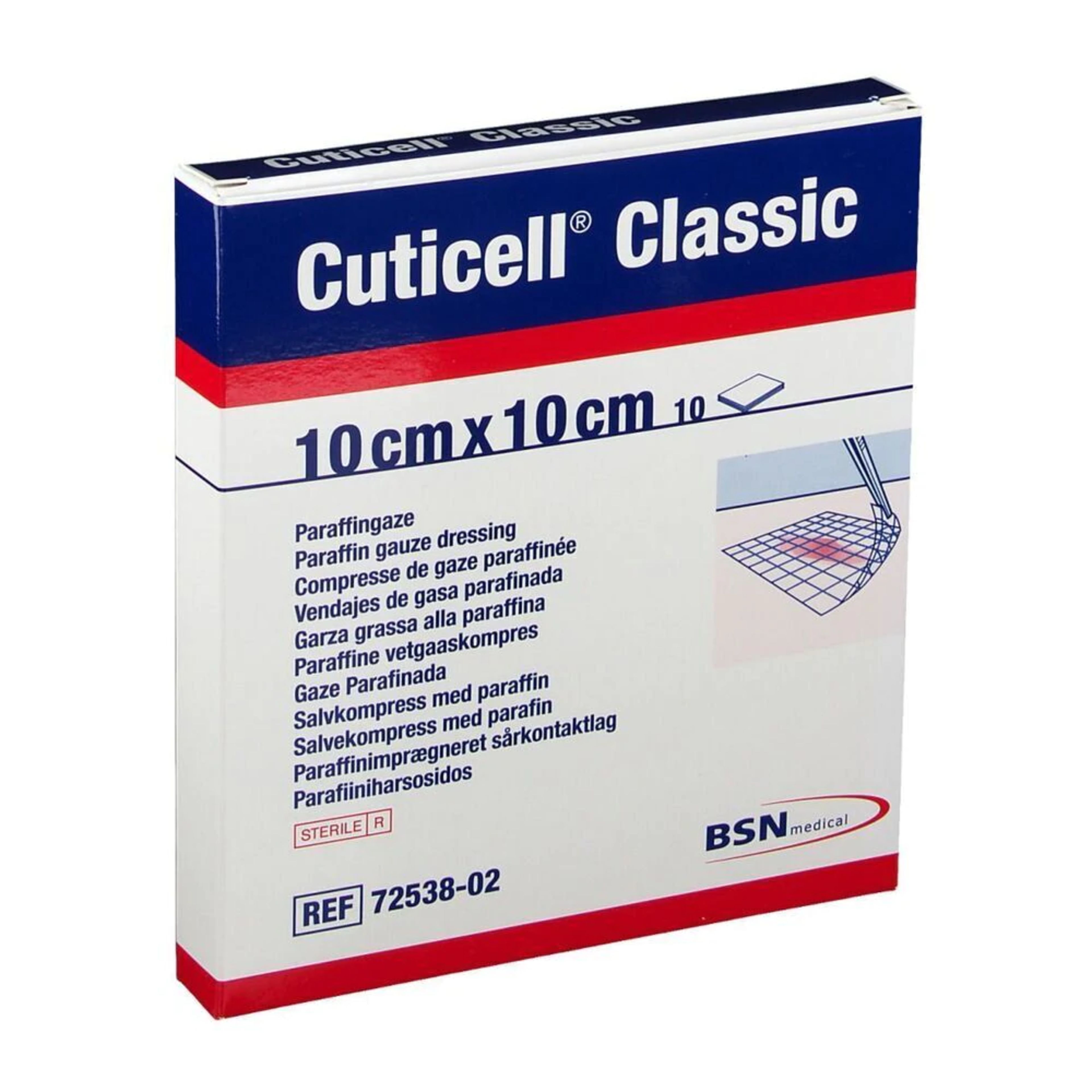 Cuticell Classic Apósito Esterilizado 10X10Cm 10 Piezas