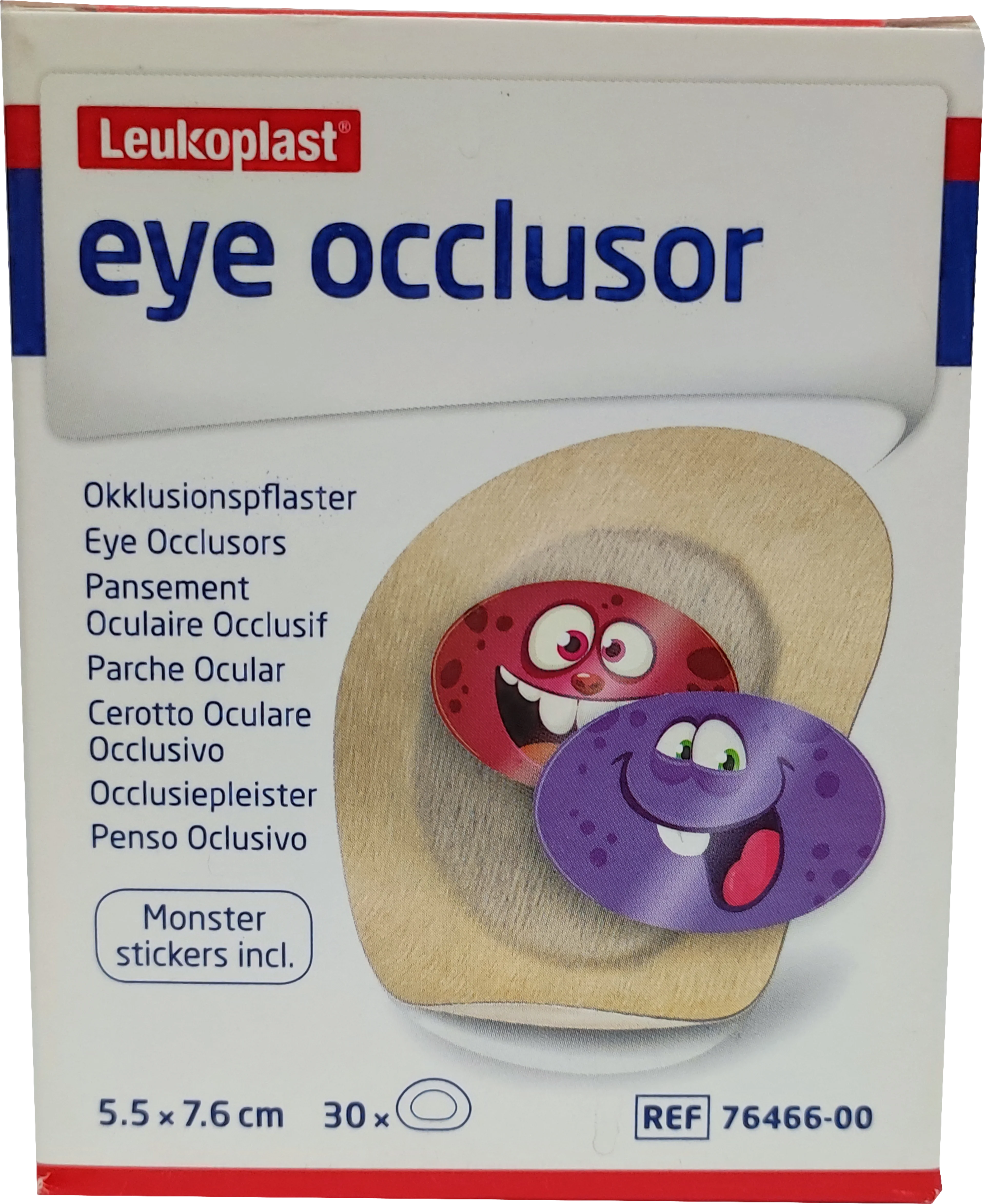 Leukoplast Eye Occlusor De 5.5×7.6Cm Con 30 Piezas