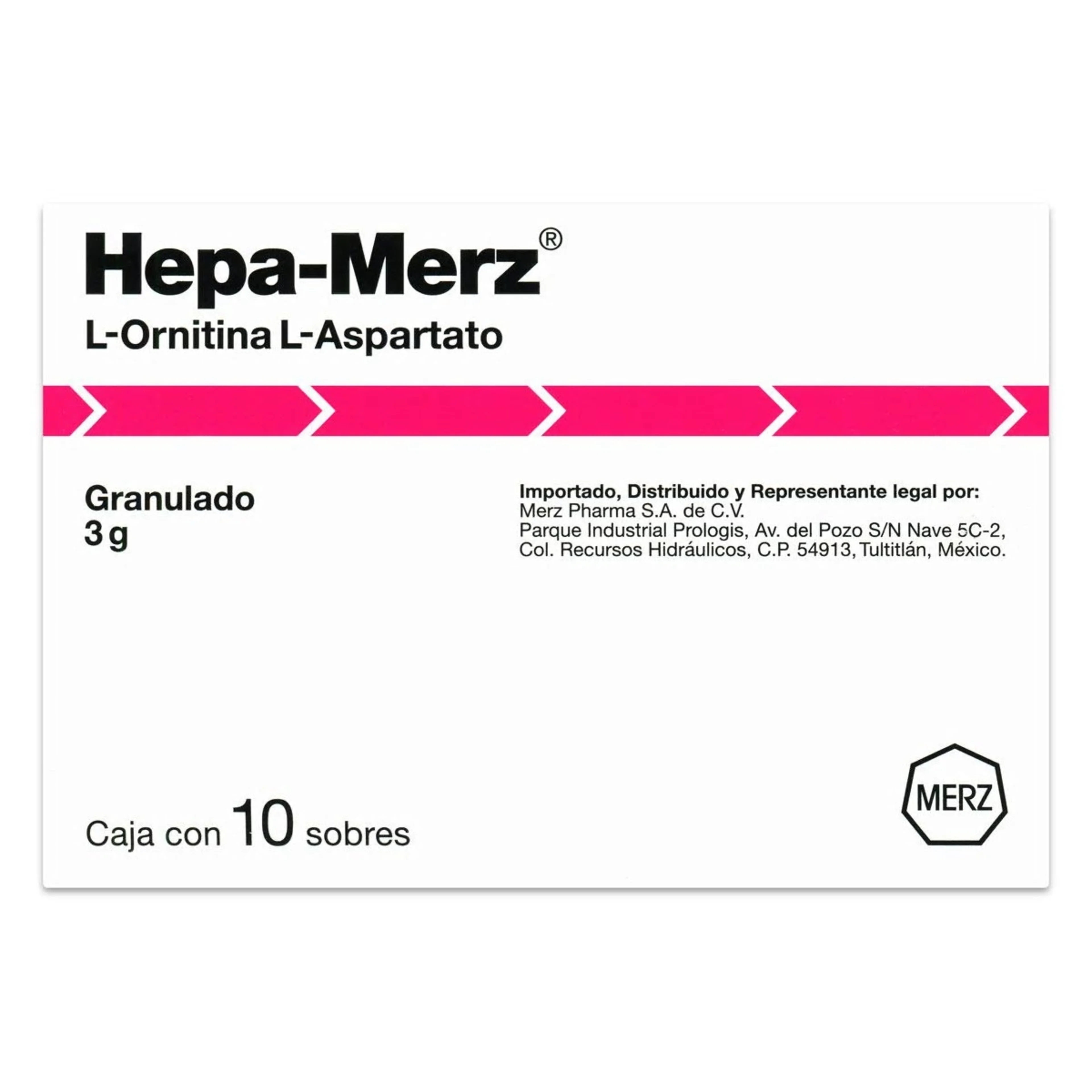 Hepa-Merz 3 G Granulado Oral Polvo Con 10 Sobres