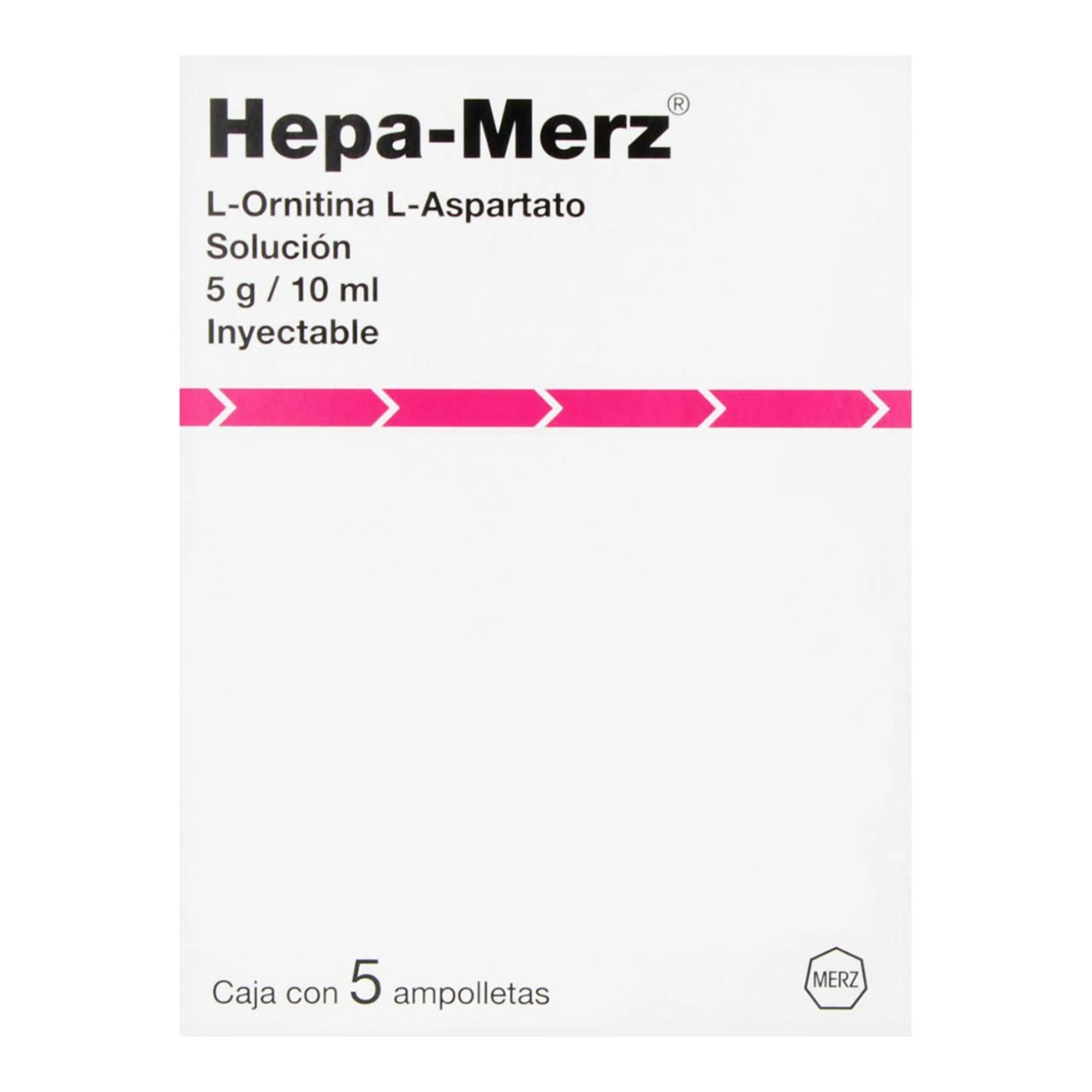 Hepa Merz 5 G Con 5 Ampolletas