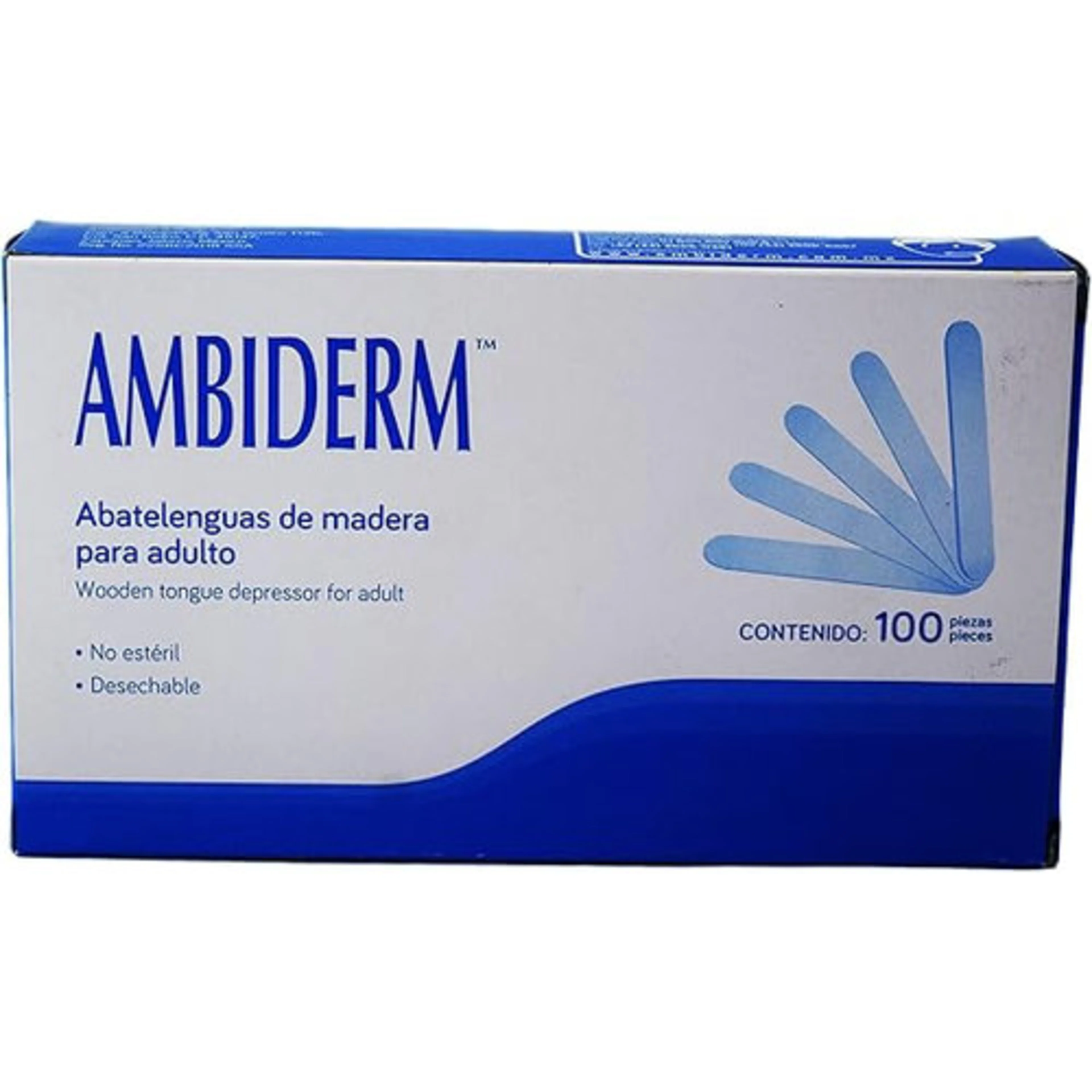 Abatelenguas Caja Con 500 Piezas