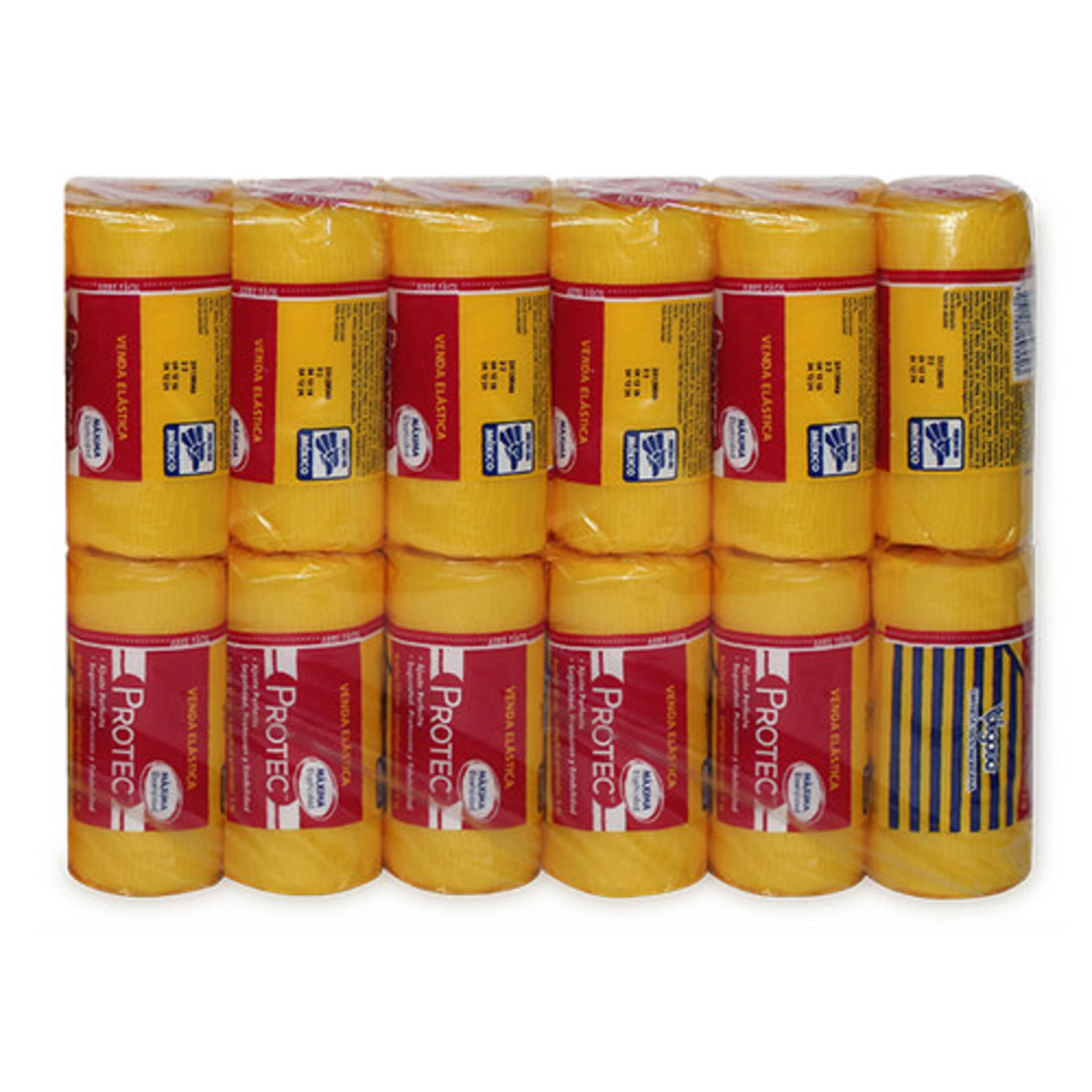 Venda Elastica 10Cmx5M Con 12 Piezas