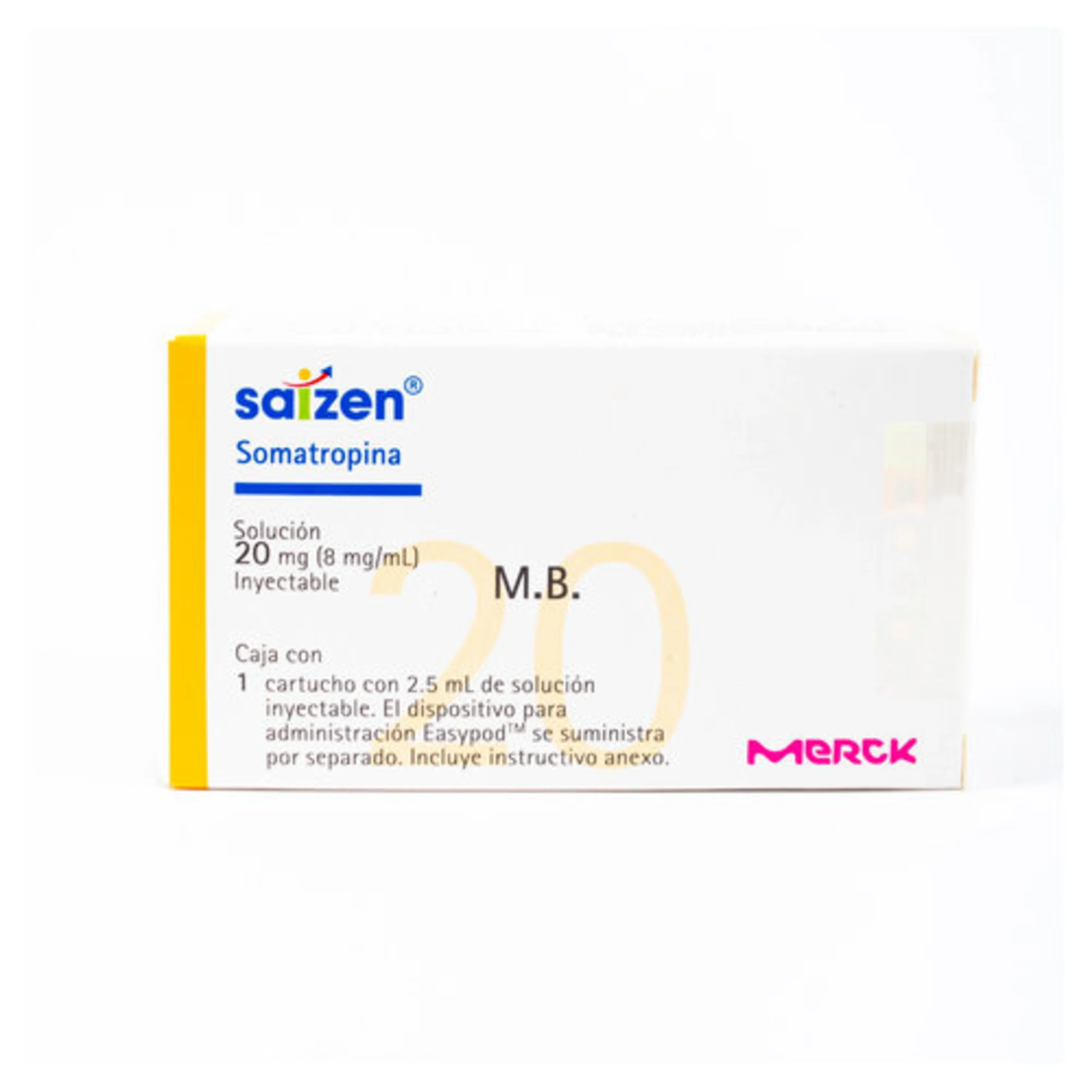Saizen 20 Mg Con 1 Cartucho Prellenado