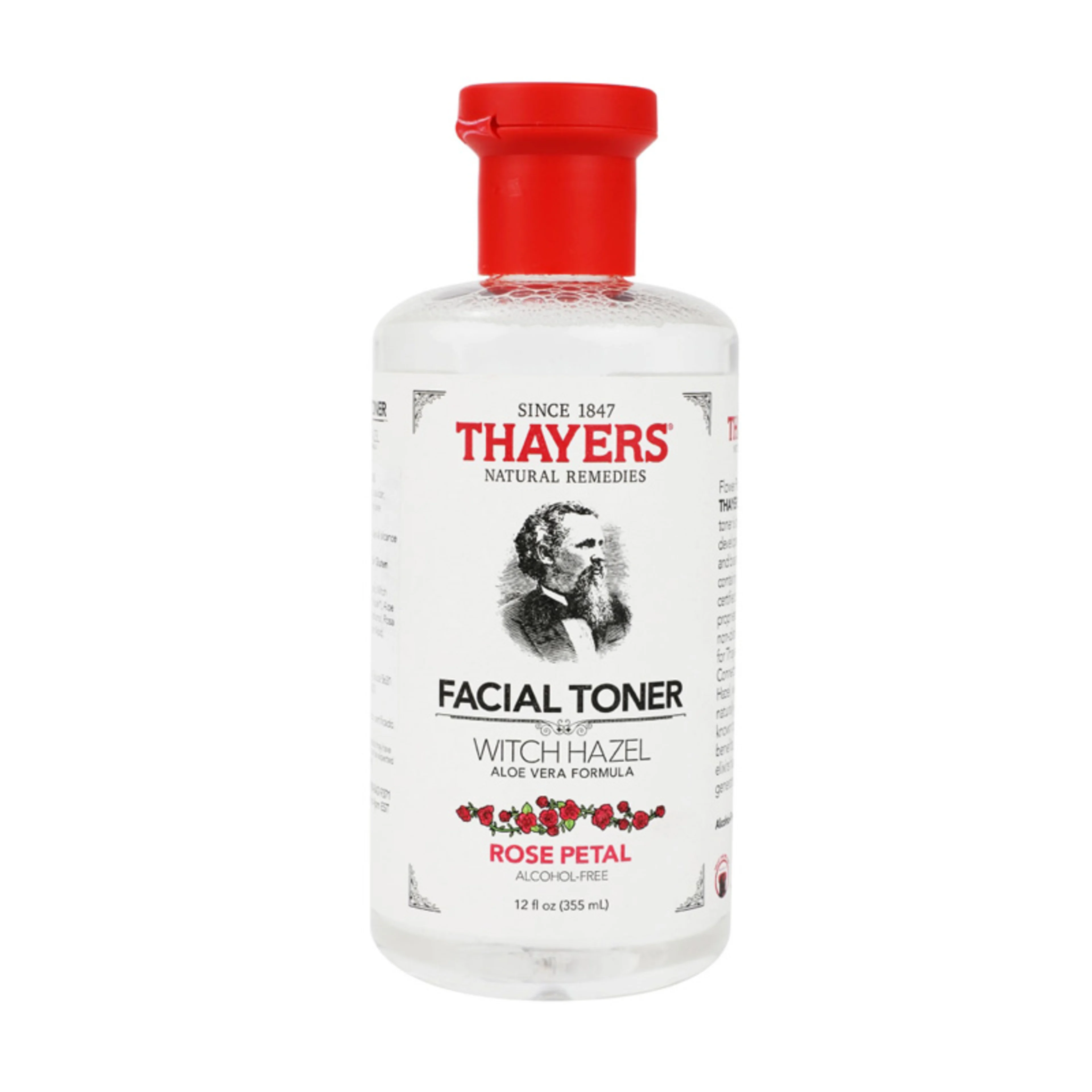 Thayers tónico facial pétalos de rosas 355 ml botella