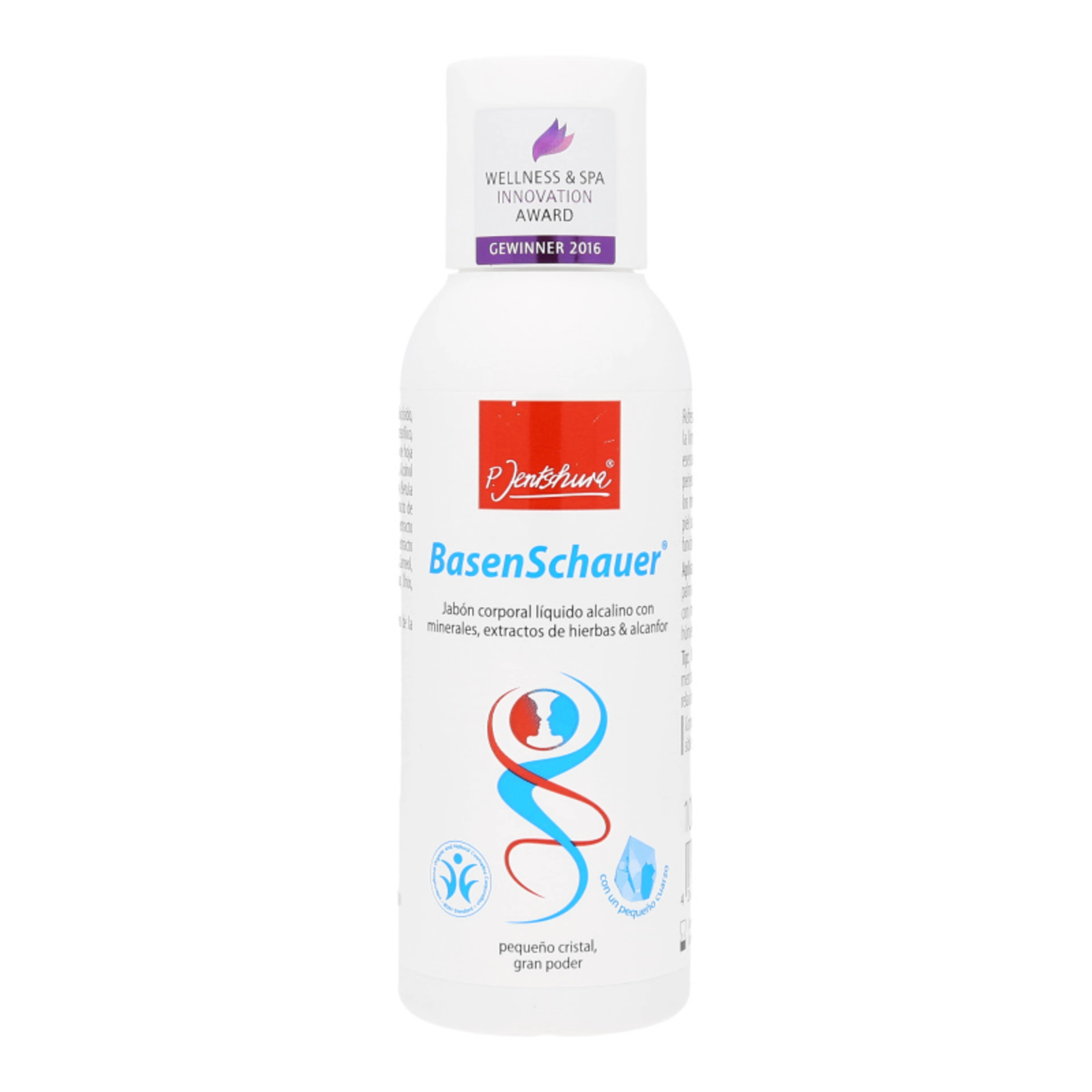 Basenschauer jabón corporal liquido alcalino con minerales y hierbas de alcanfor 100 ml botella