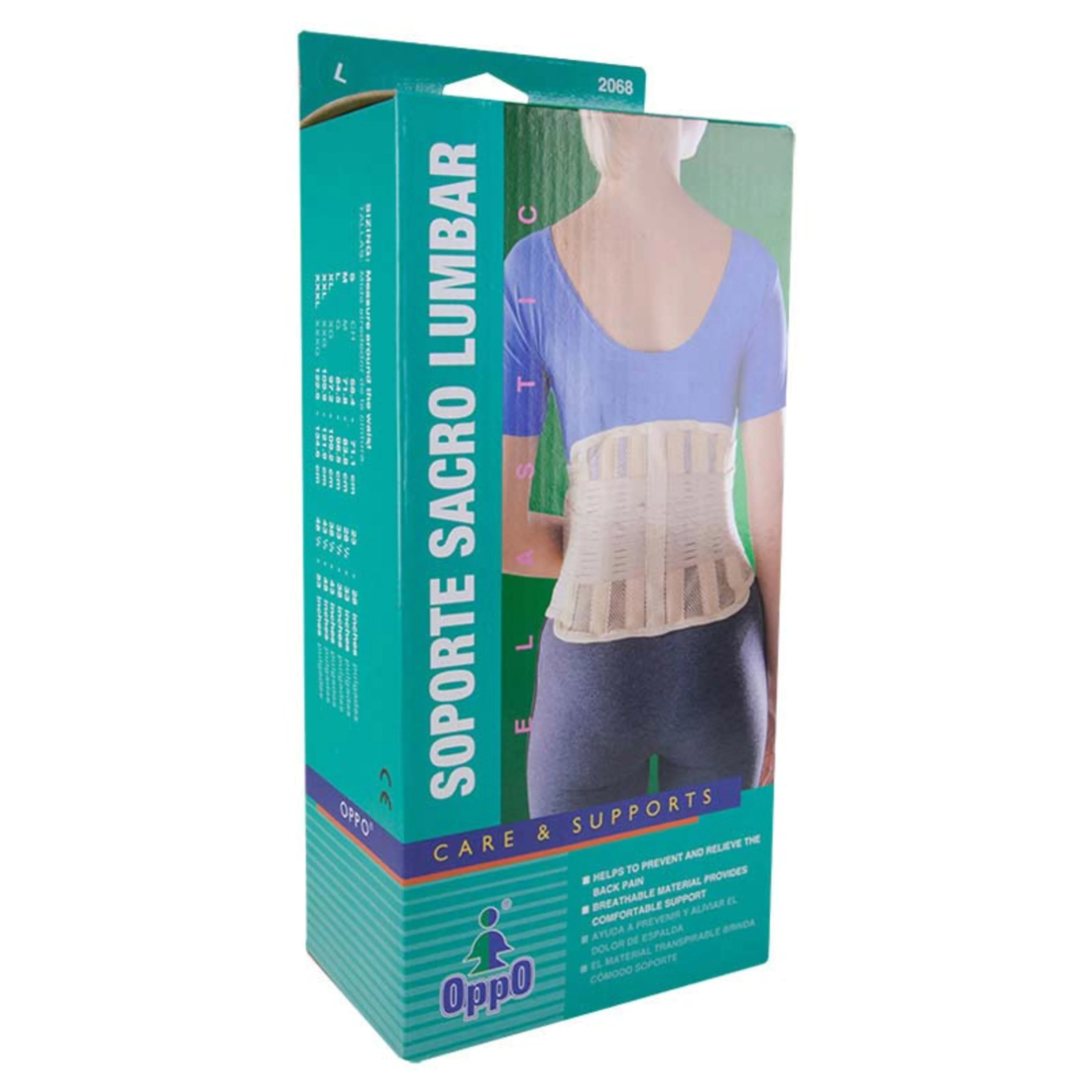 Oppo faja sacro lumbar mediana 1 pieza caja
