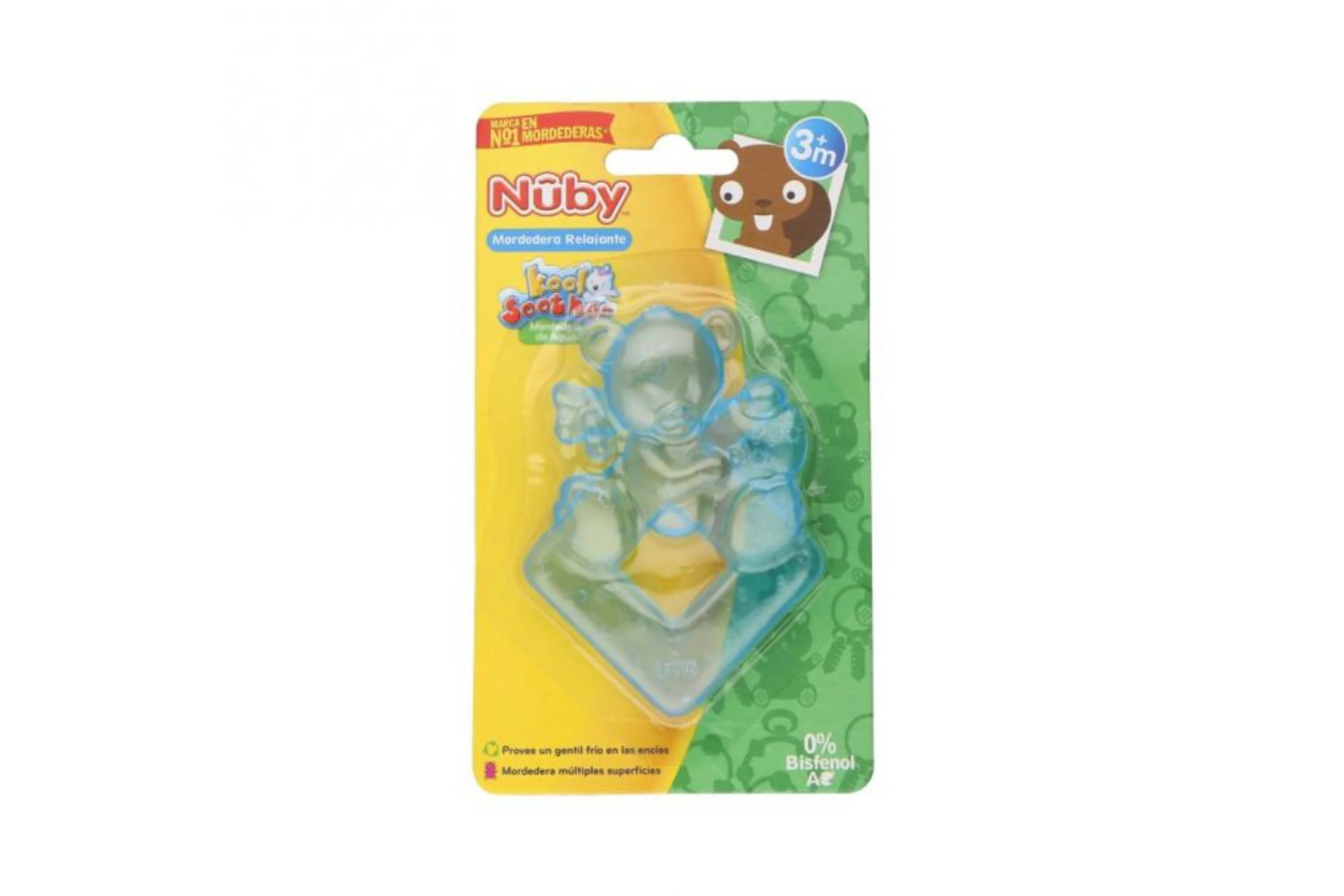 Nuby Mordedera Relajante A Partir De 3 Meses Con 1 Pieza
