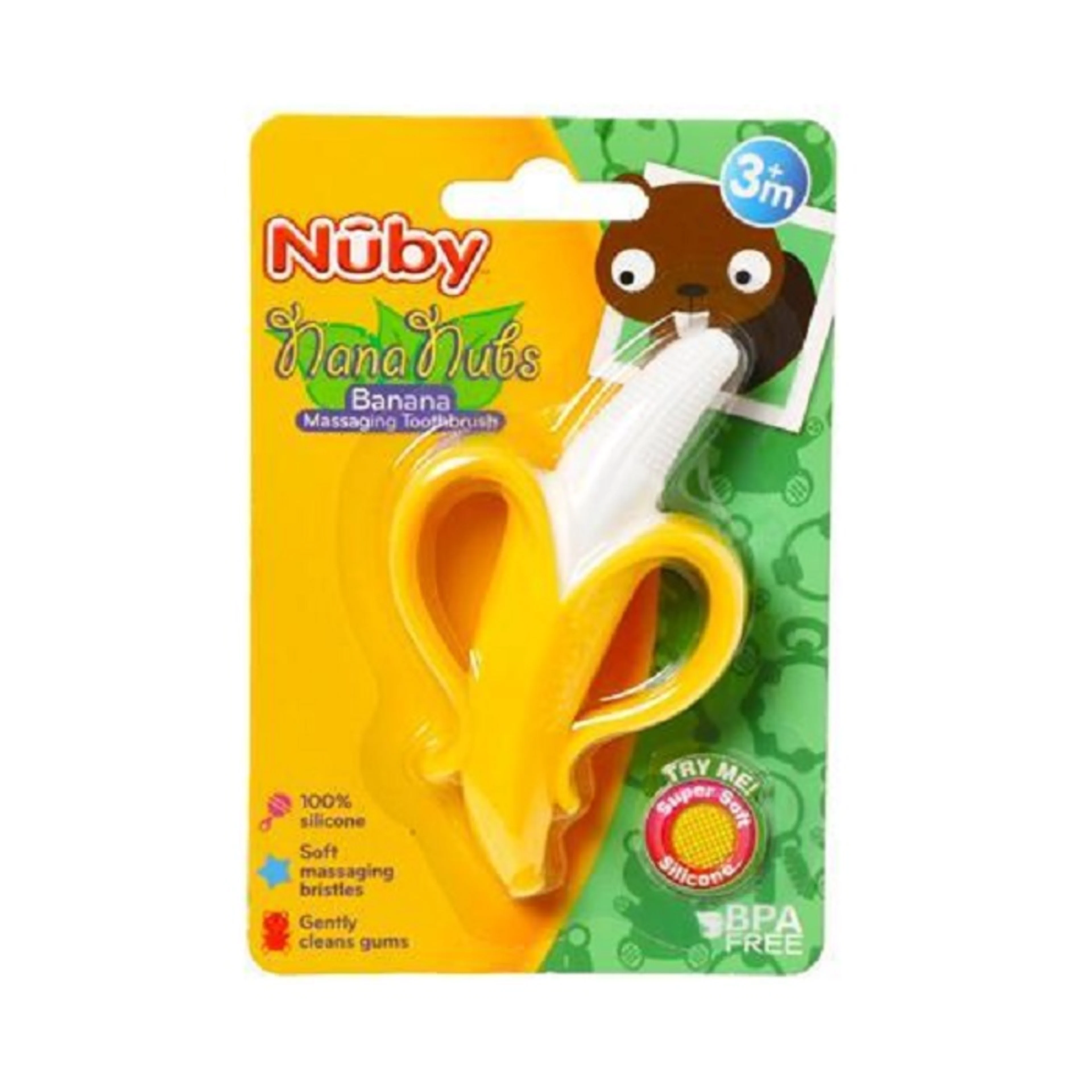 Mordedera Nuby Nananubs Platanito Con 1 Pieza