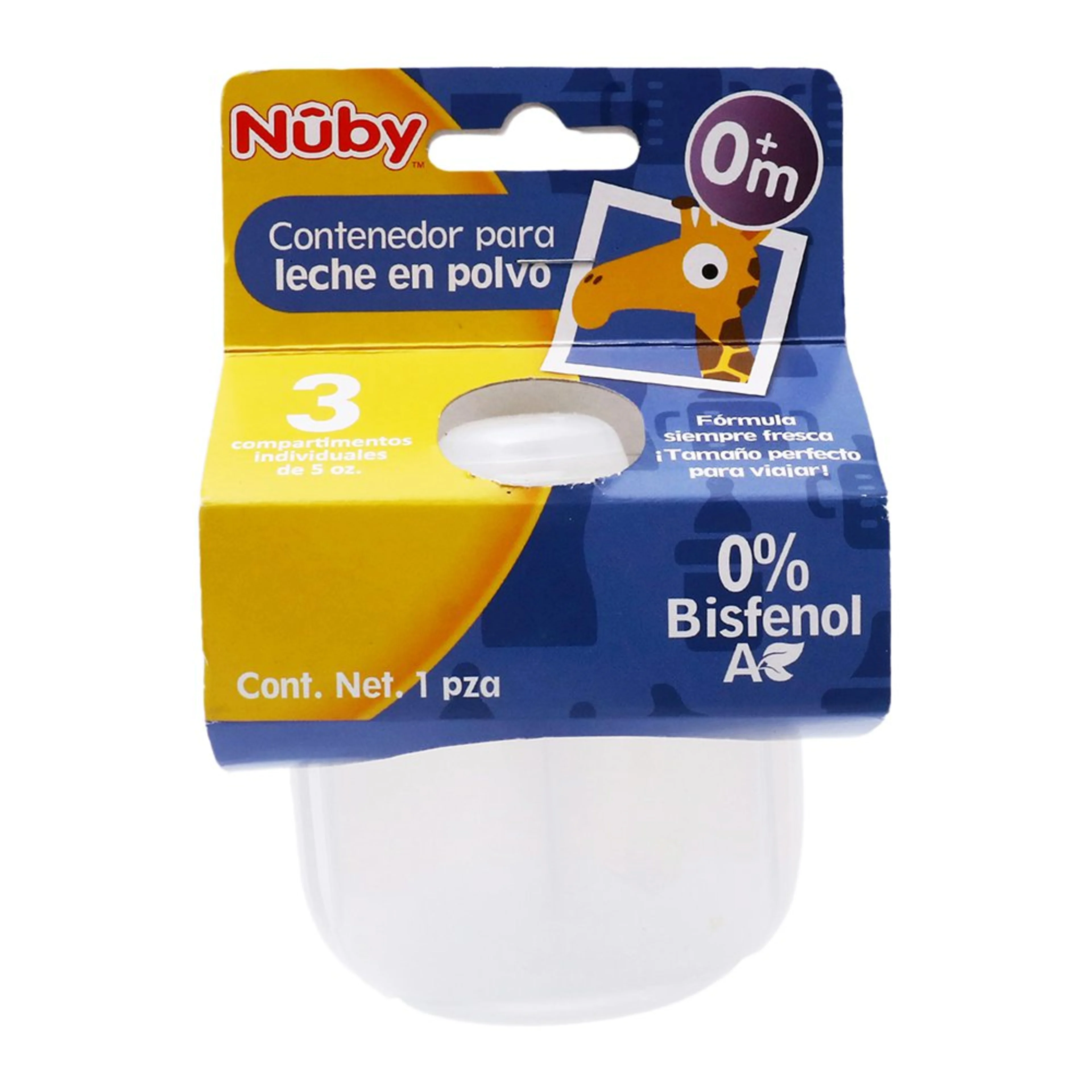 Nuby Portaleche En Polvo Con 1 Pieza