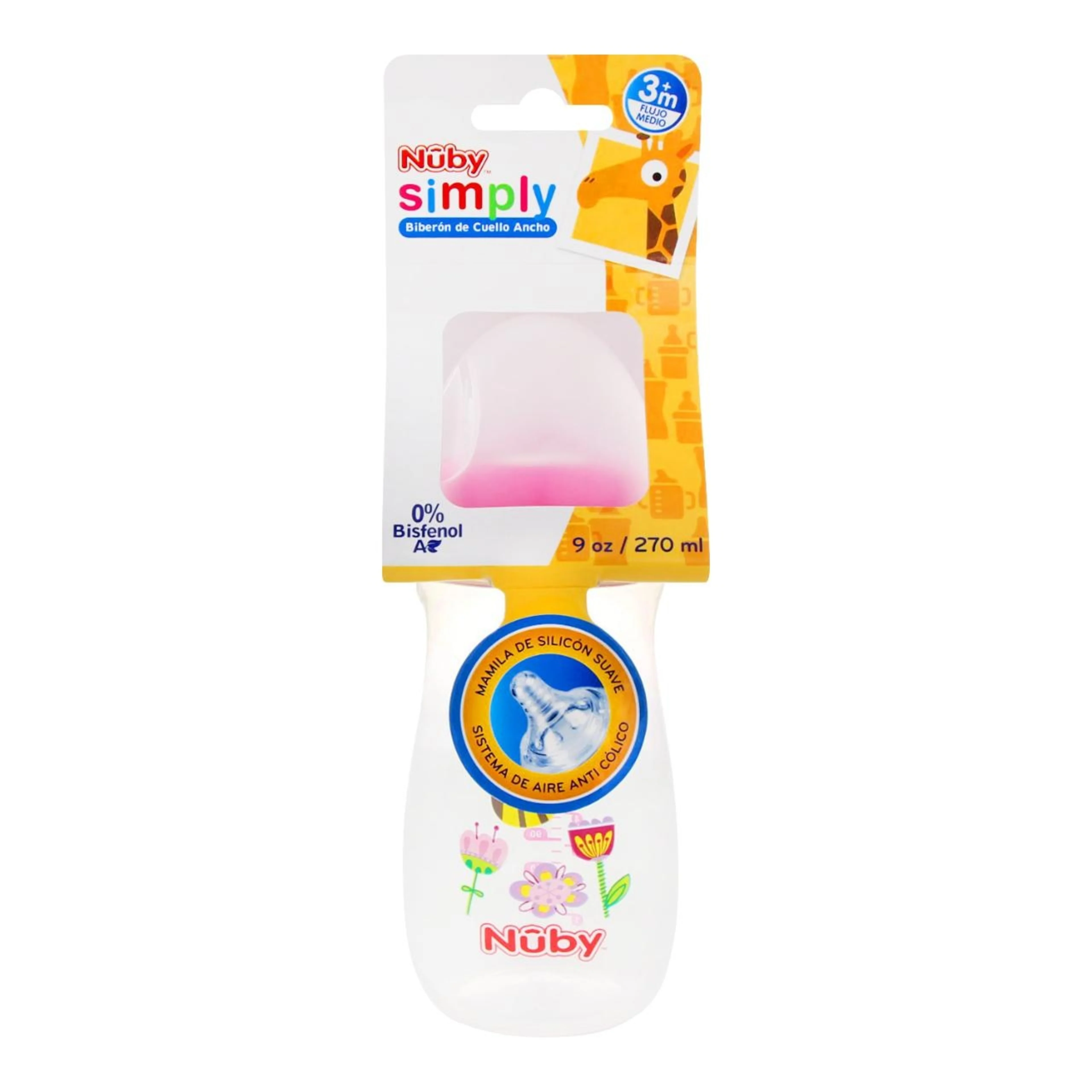 Nuby Simply Biberón Decorado Con 1 Pieza