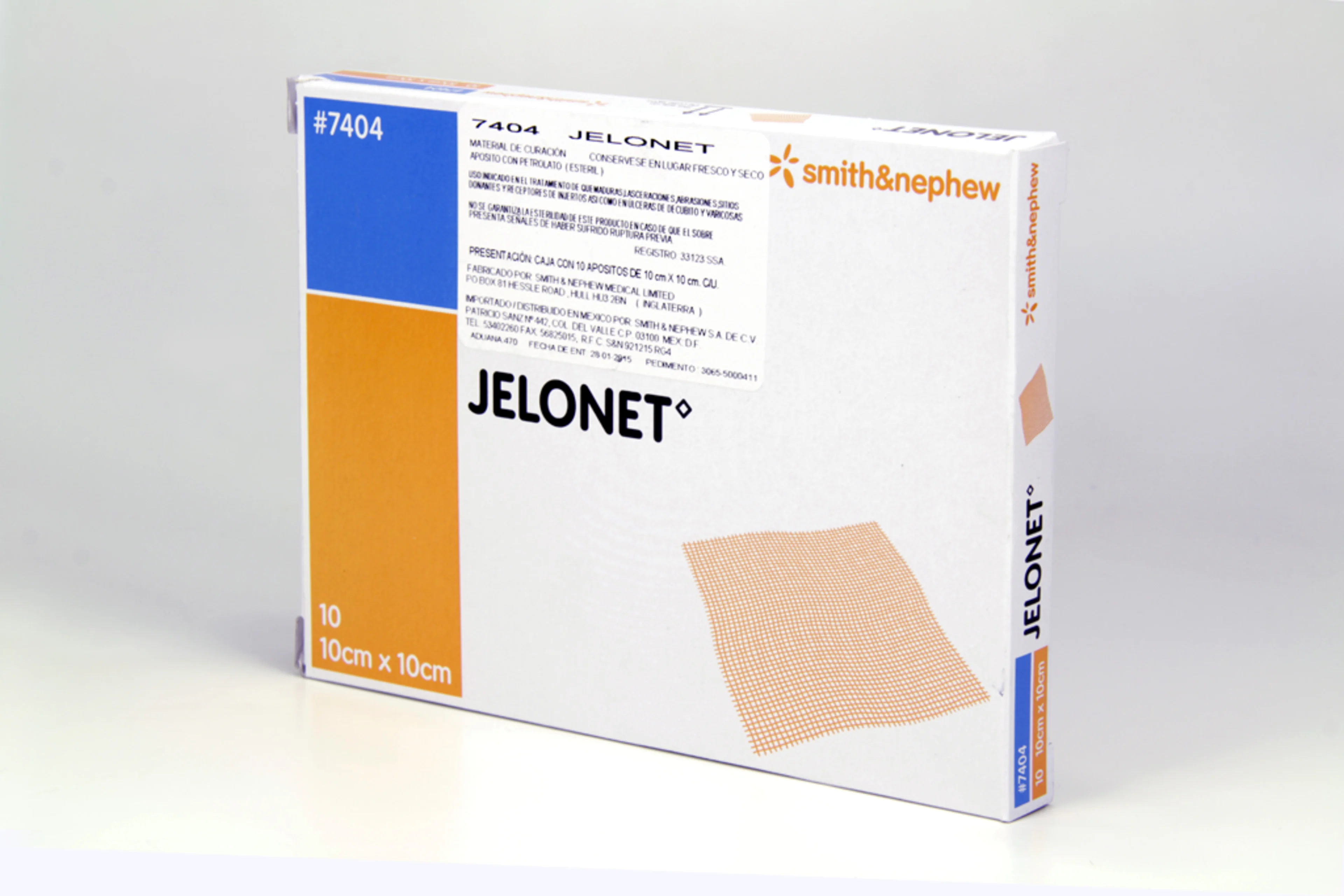 Jelonet Apósitos 10Cmx10Cm Con 10 Piezas