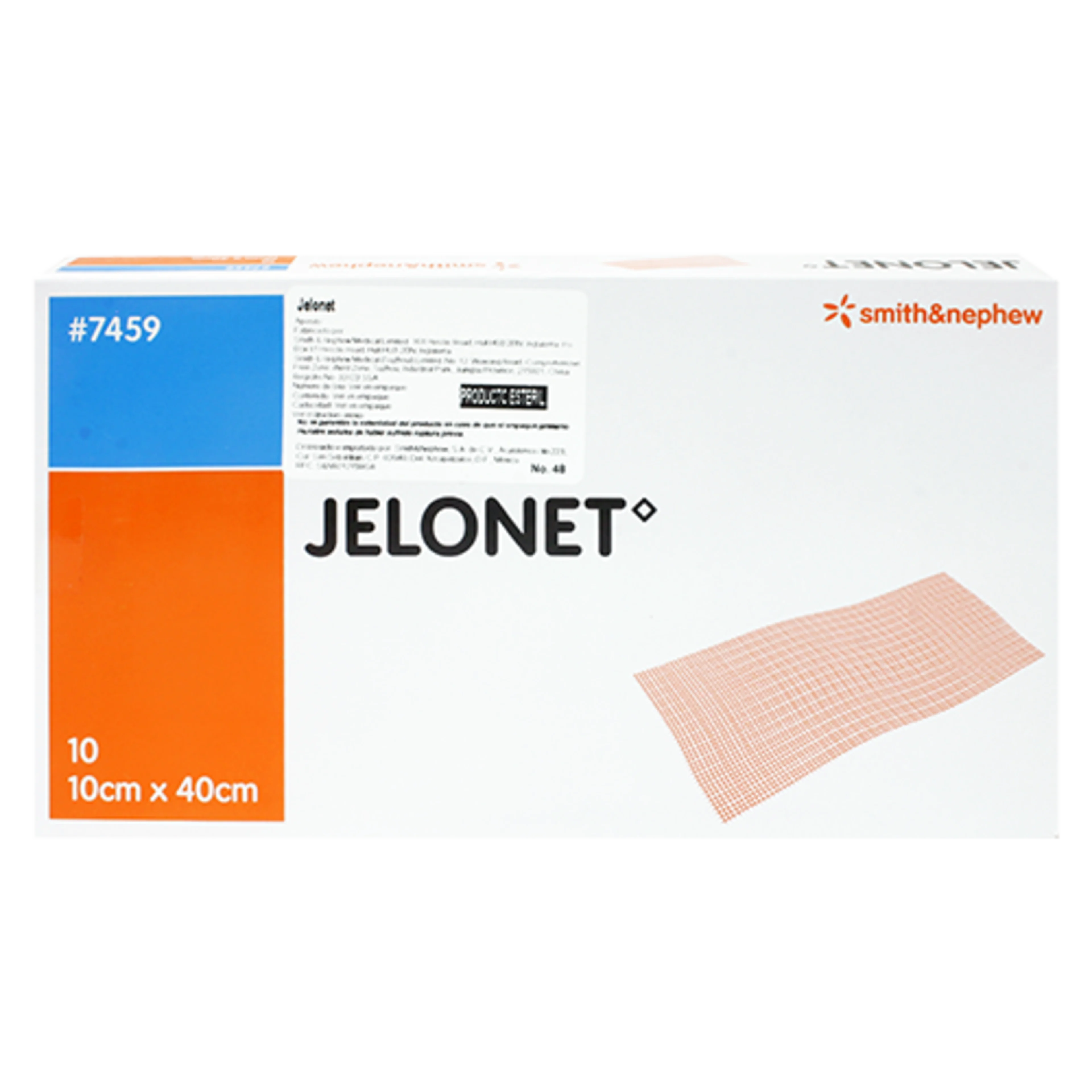 Jelonet Apósito 10X40Cm Con 10 Piezas