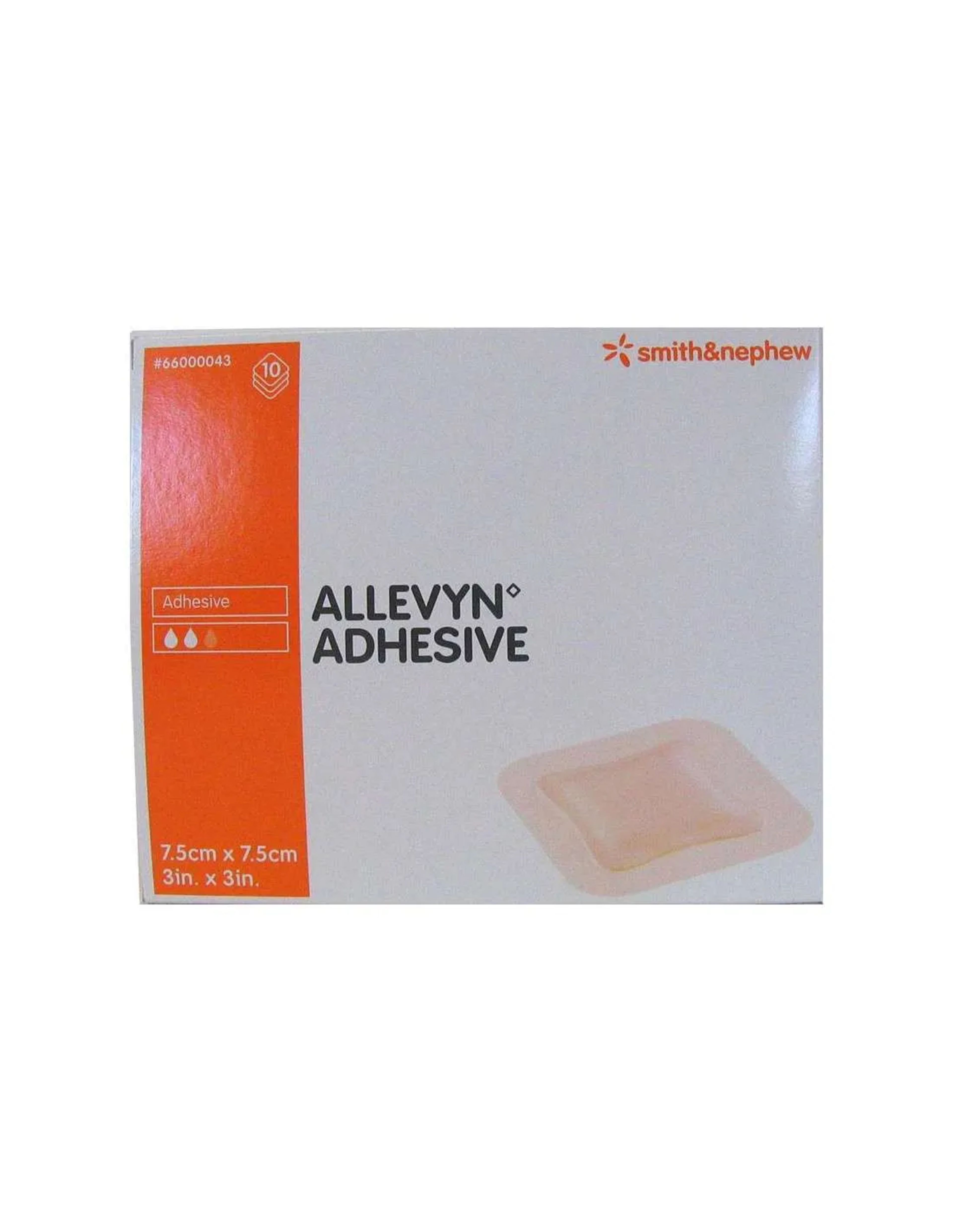 Allevyn Adhesive Apósito Adhesivo De 7.5×7.5 Cm Con 10 Piezas