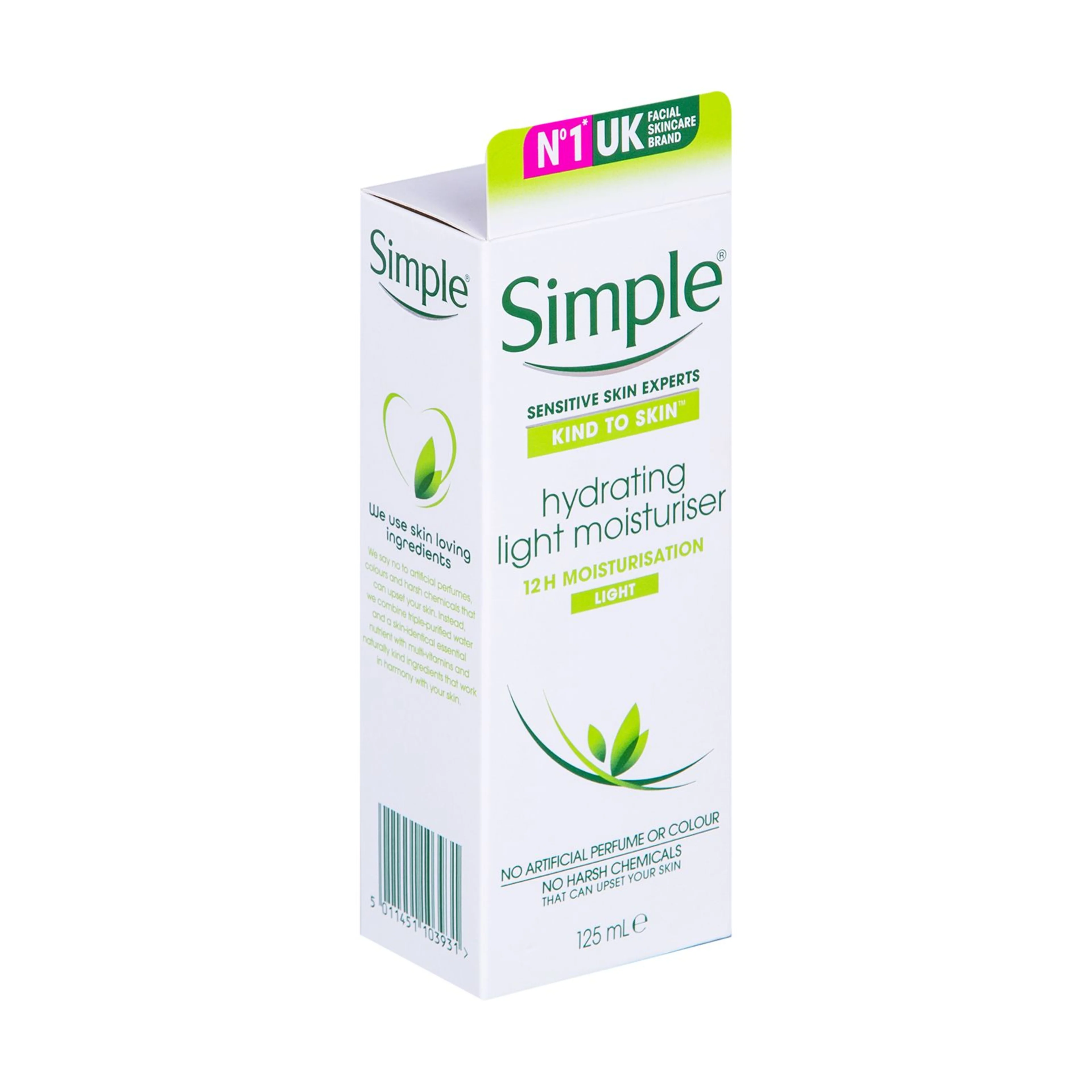 Simple hydrating light moisturiser 125 ml