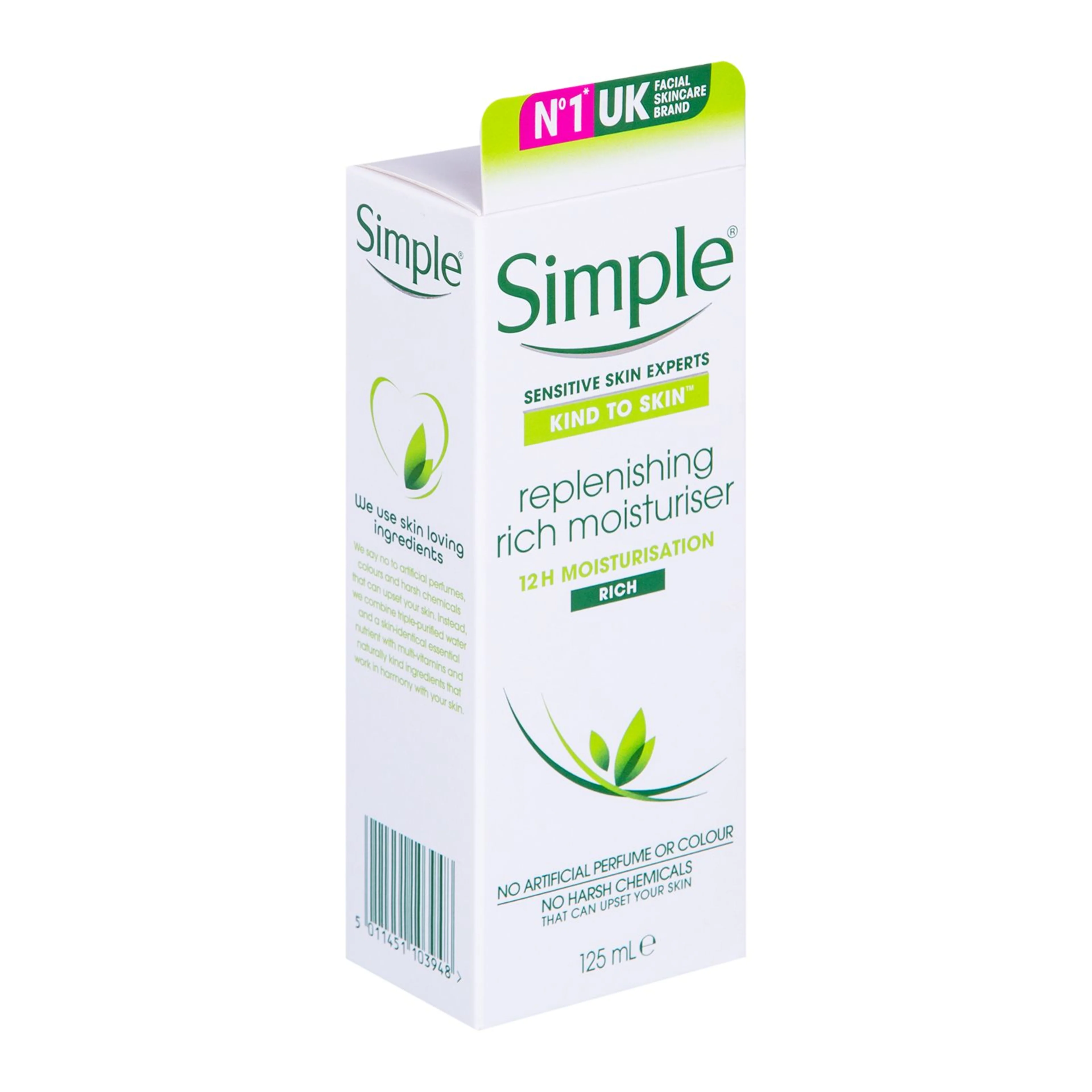 Simple replenishampoo rich moisturiser 125 ml