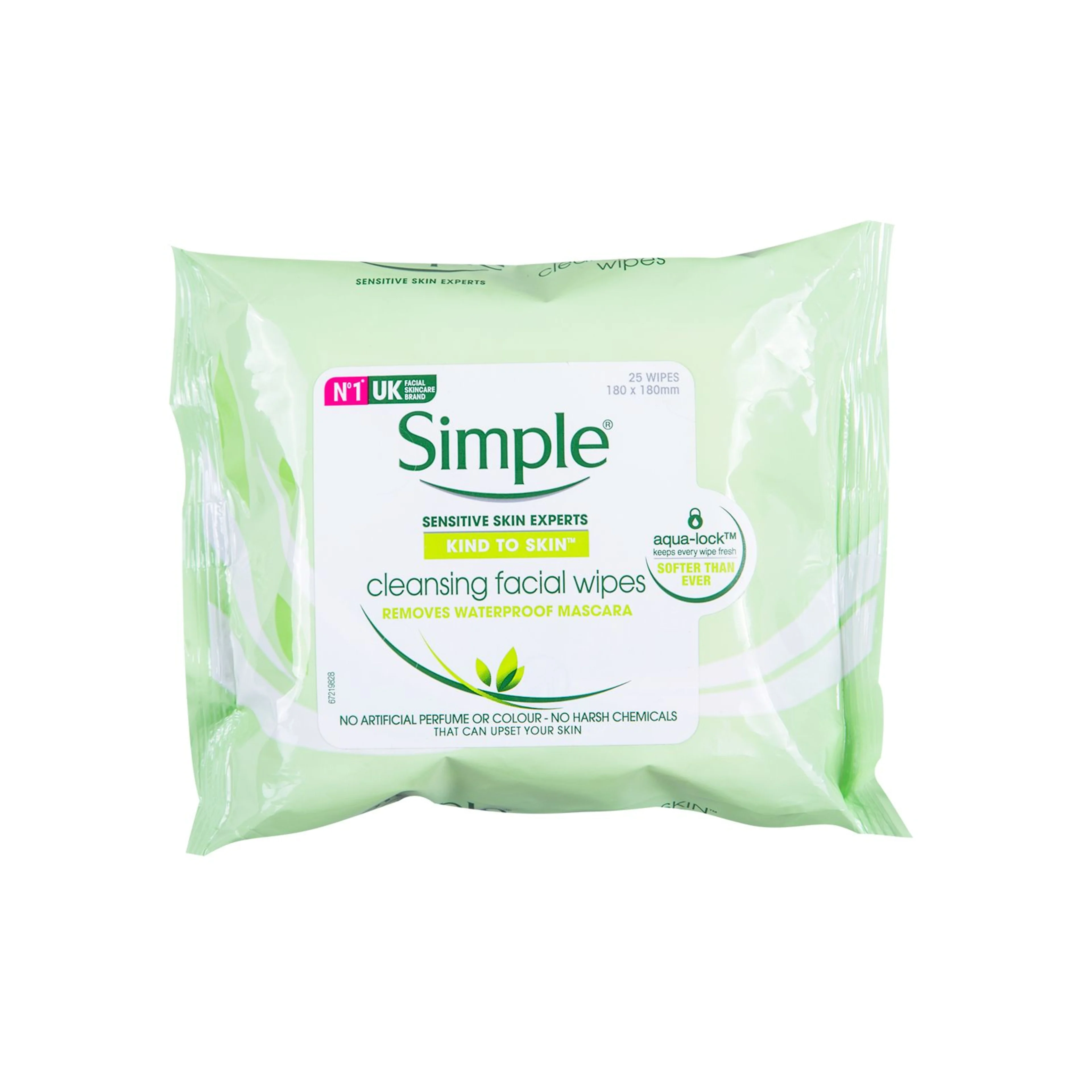 Simple toallas limpiadoras faciales 25 piezas