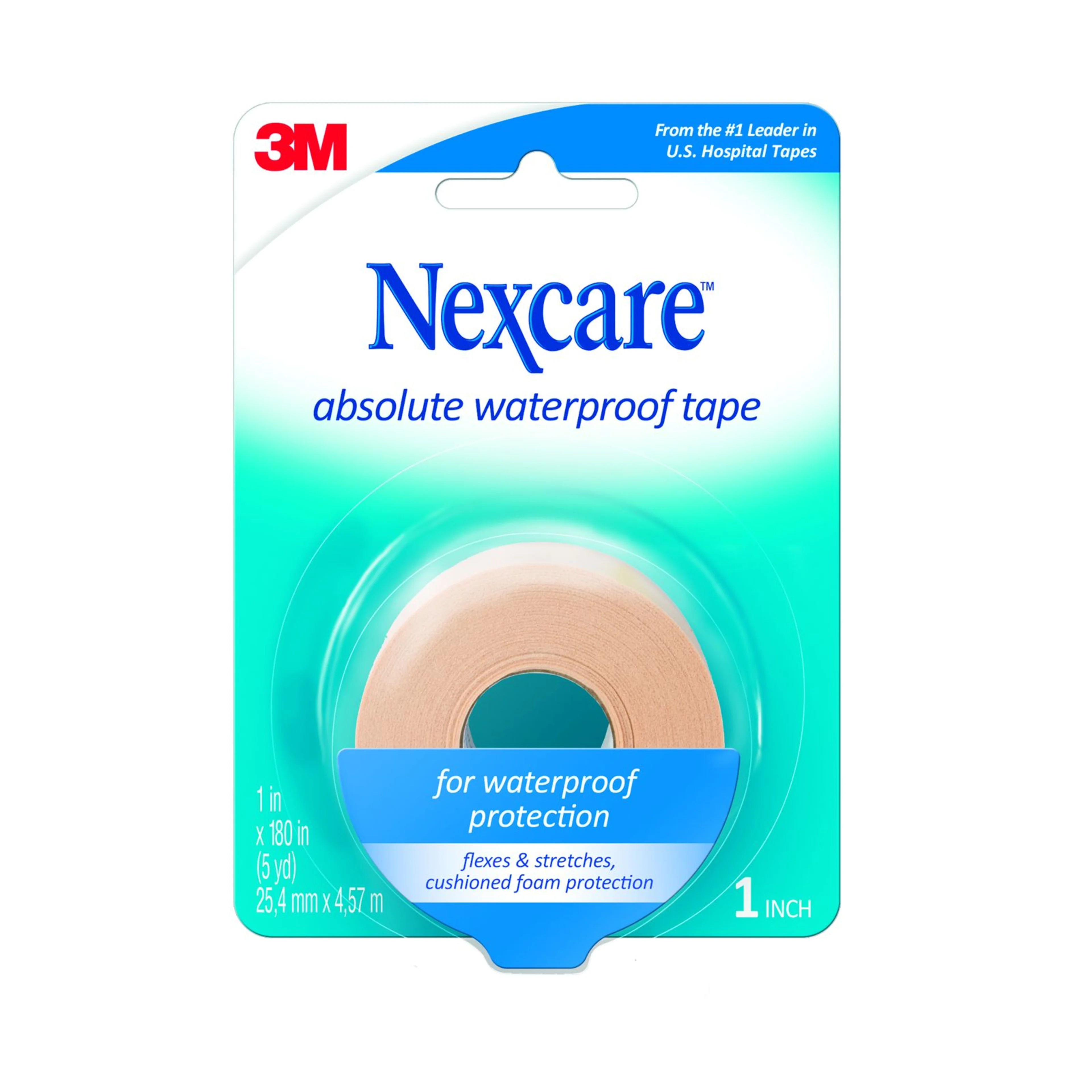 Nexcare Cinta Adhesiva Impermeable 2.5Cmx4.57 M