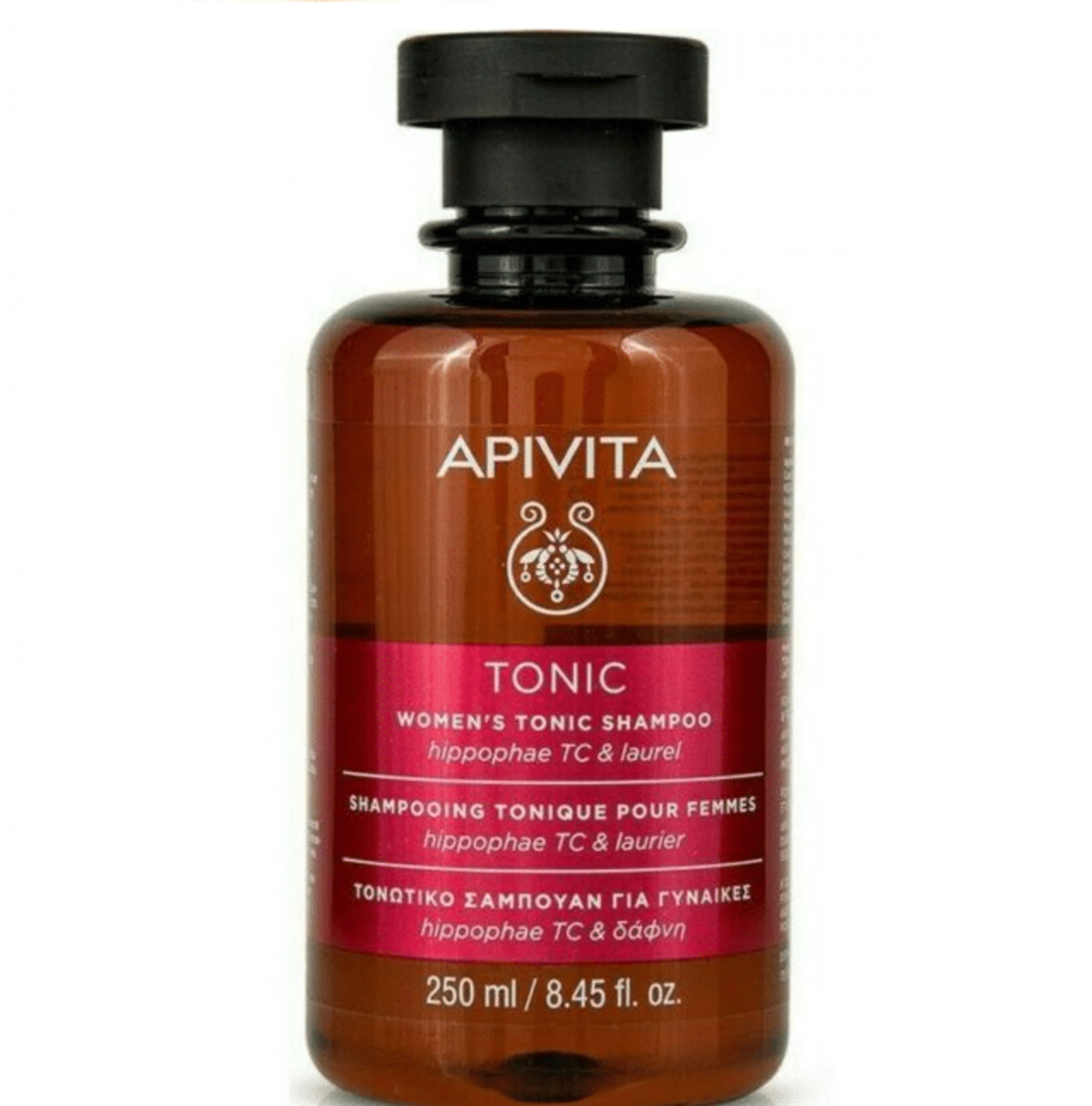 Apivita shampoo tónico para mujeres 250 ml botella
