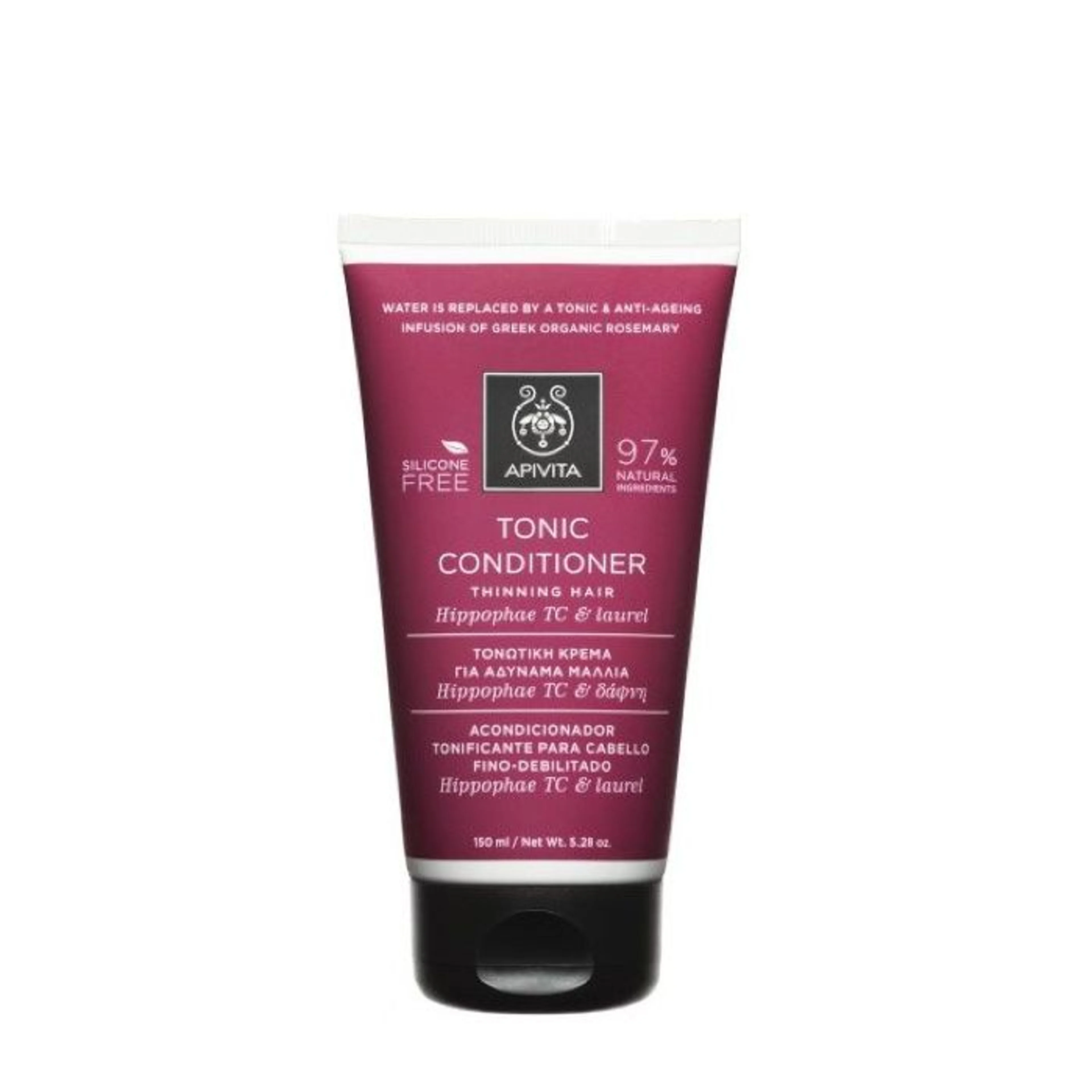 Apivita acondicionador tónico para cabello delgado 150 ml tubo