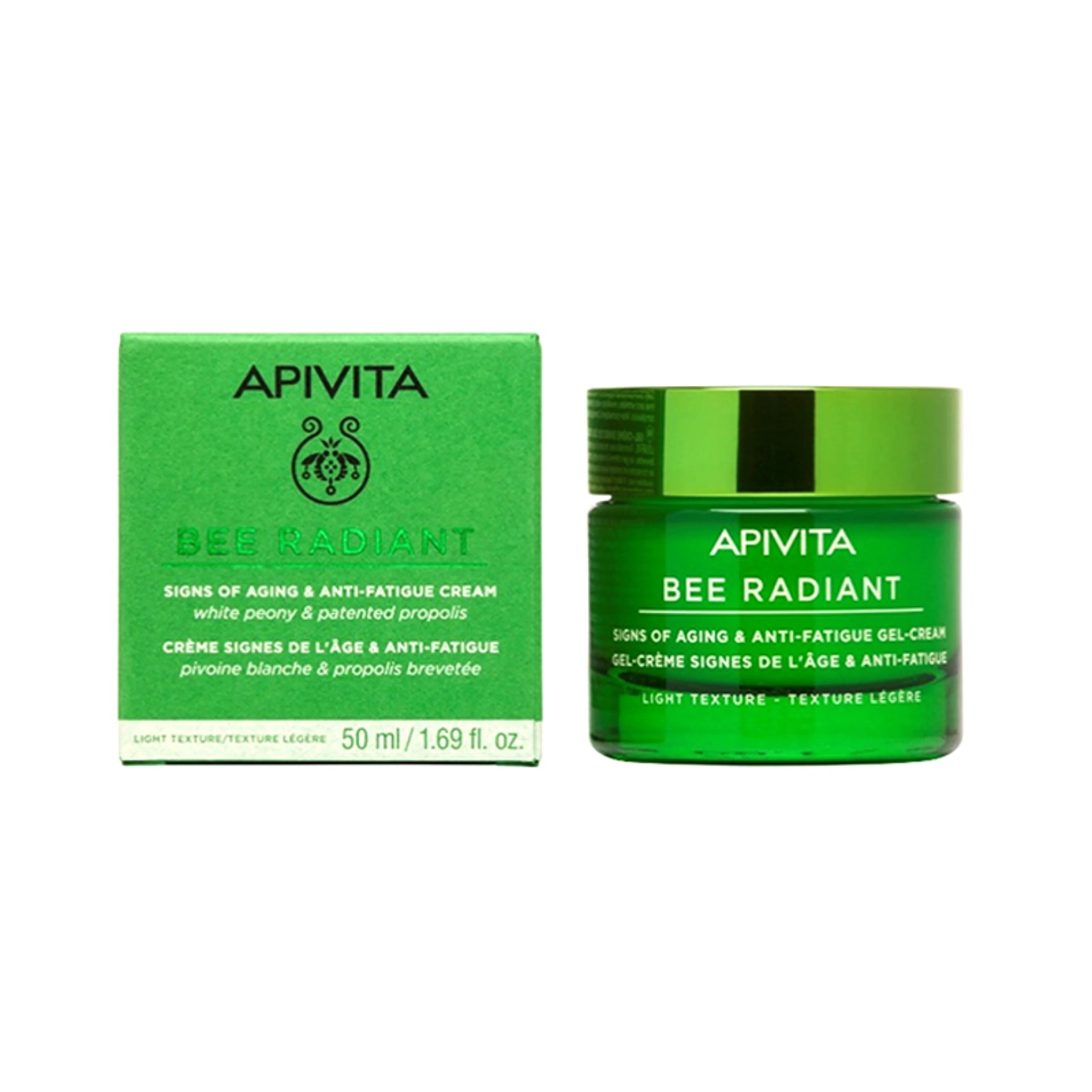 Apivita bee radiant crema anti-edad y anti-fatiga 50 ml tarro
