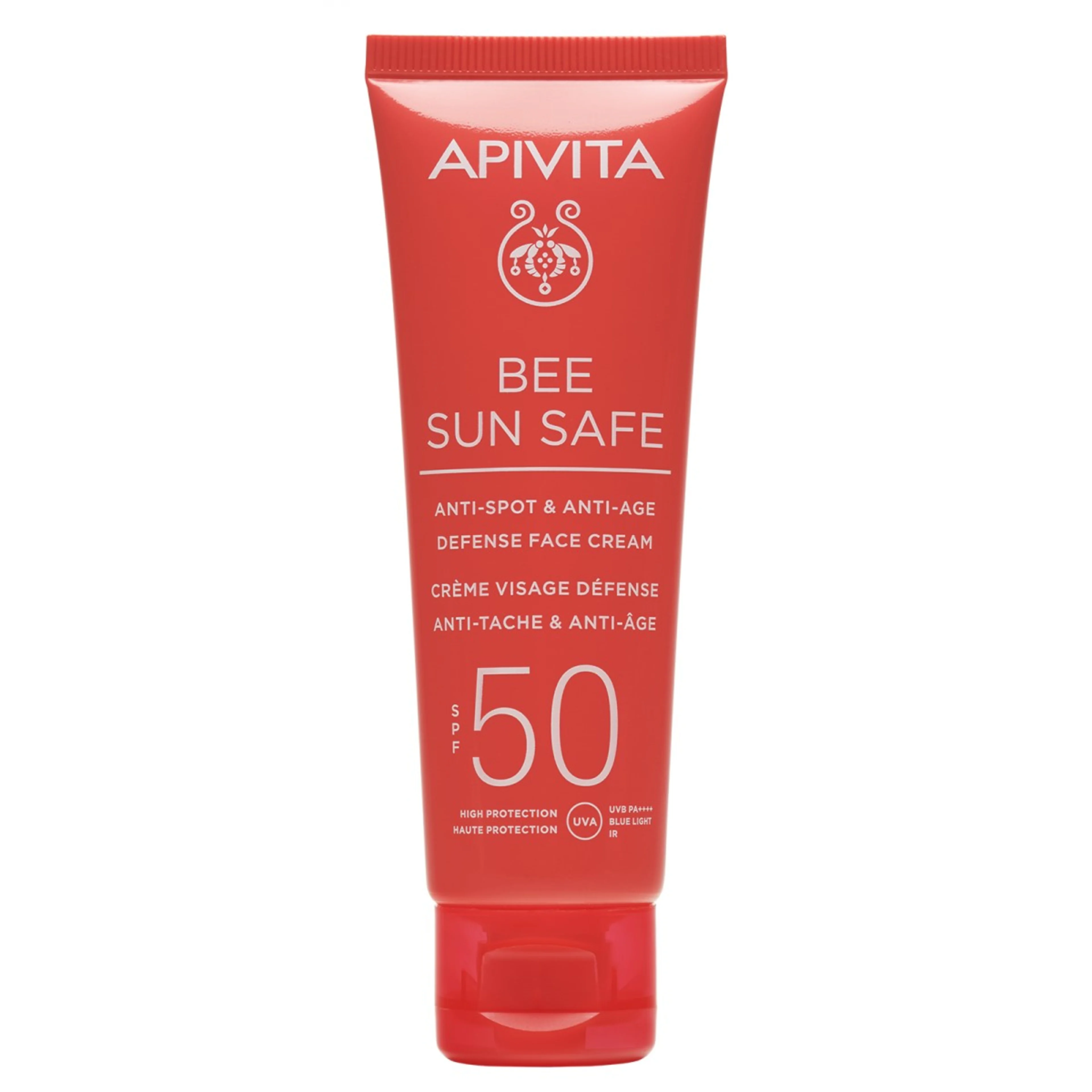 Apivita Bee Sun Safe Crema Facial Antiedad Y Antimanchas Spf 50 Con 50 Ml