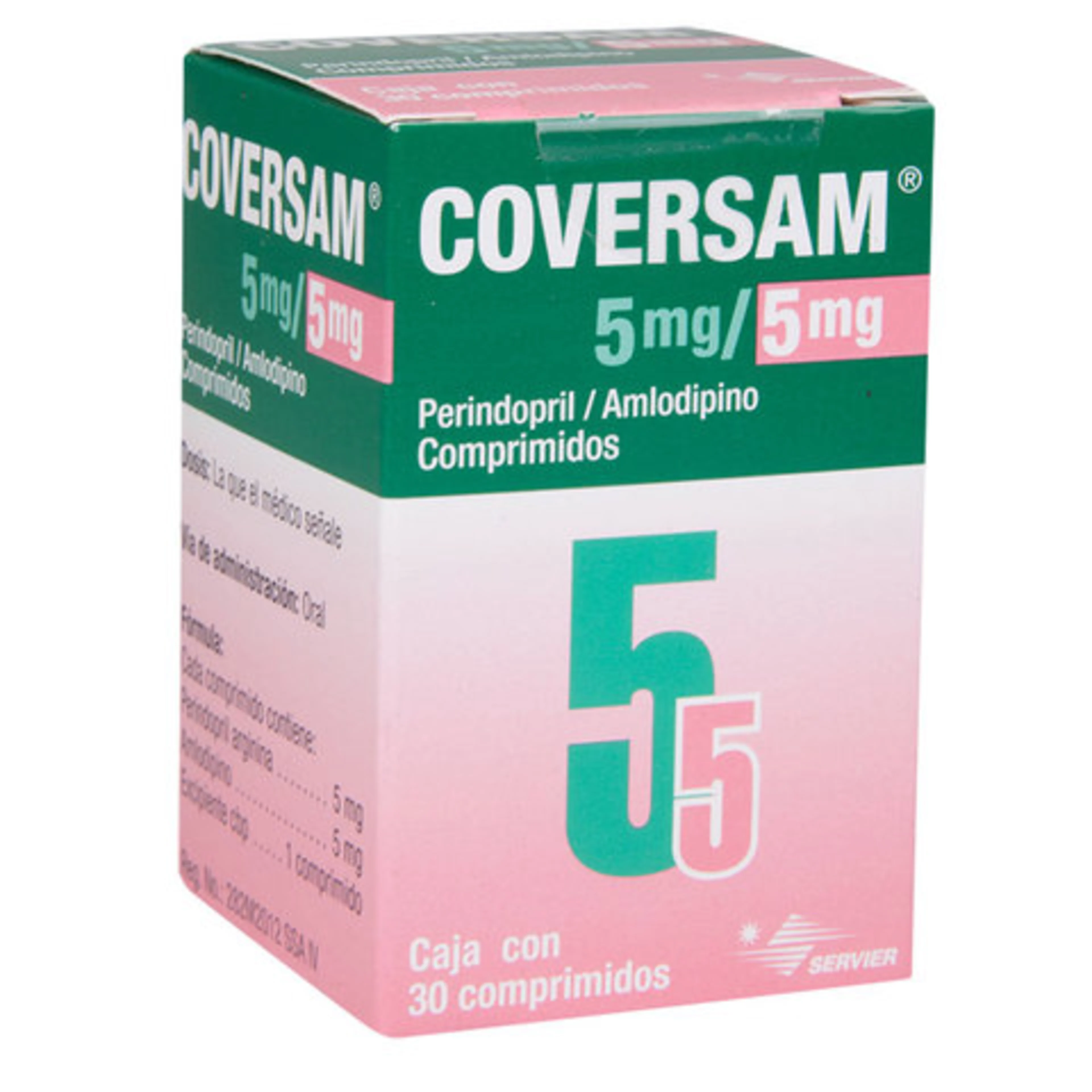 Coversam 5/5 Mg Con 30 Comprimidos