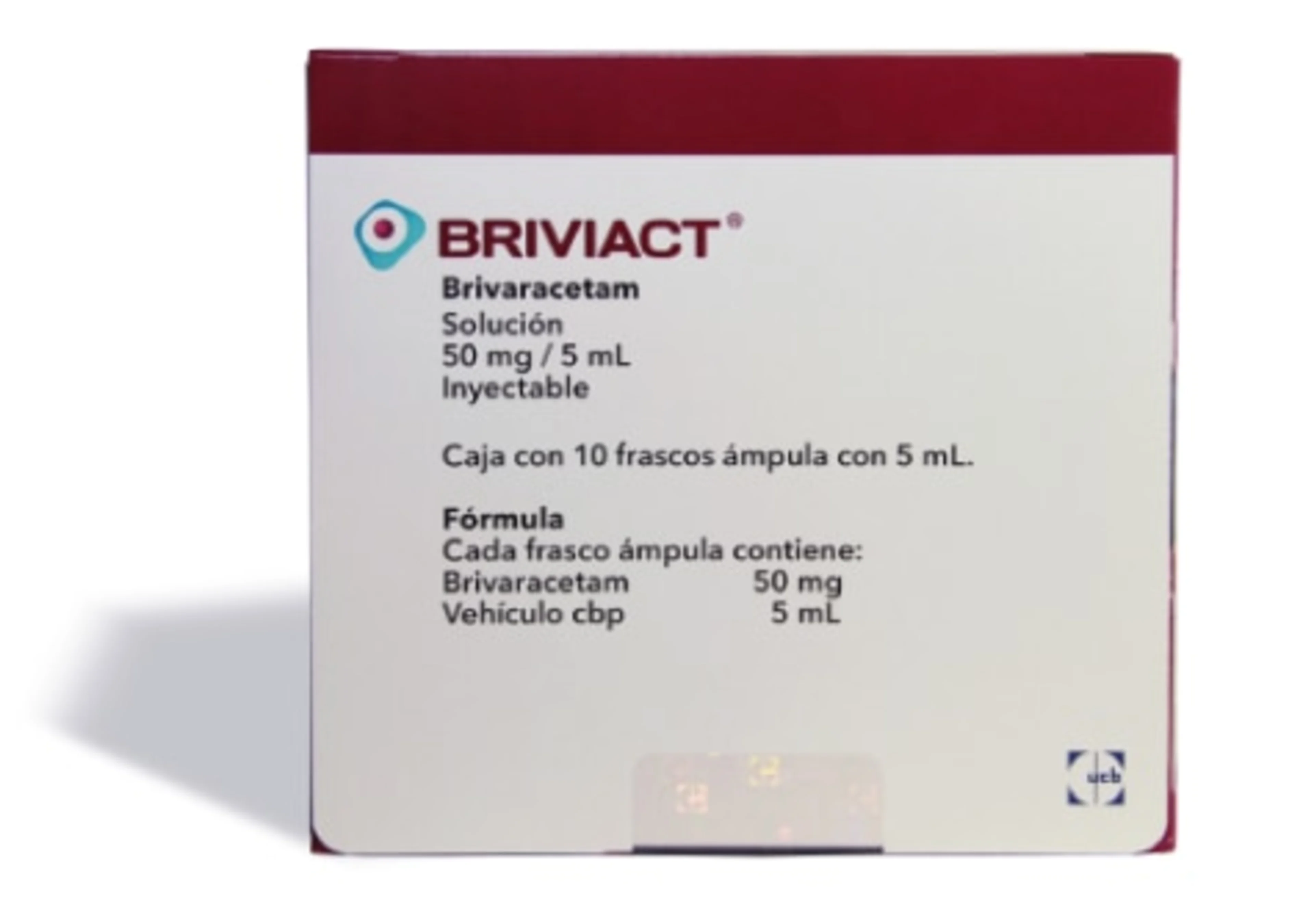 Briviact Iv 50 Mg Con 10 Frasco Ámpula