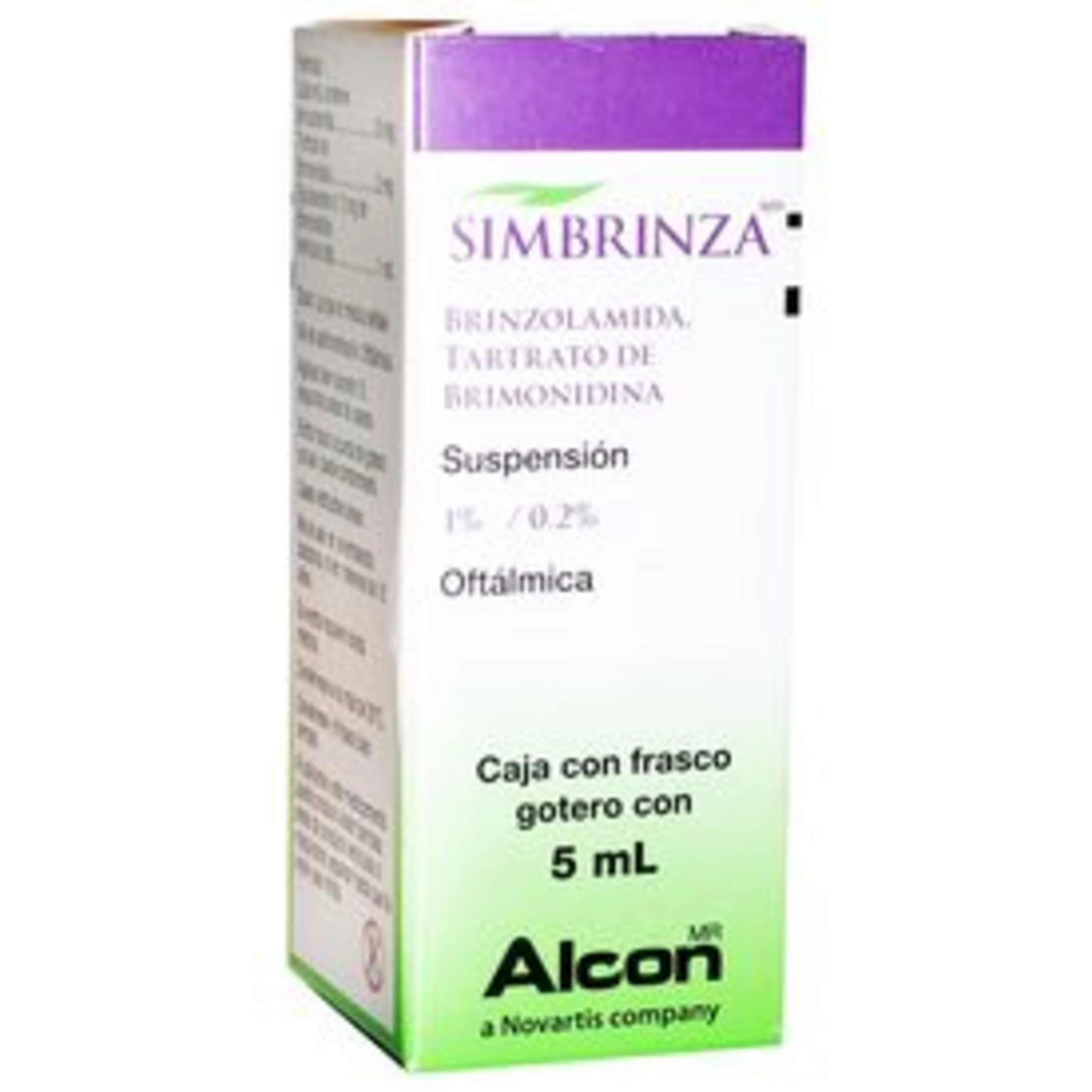 Simbrinza 1/0.2% Suspensión Oftálmica Con 5 Ml